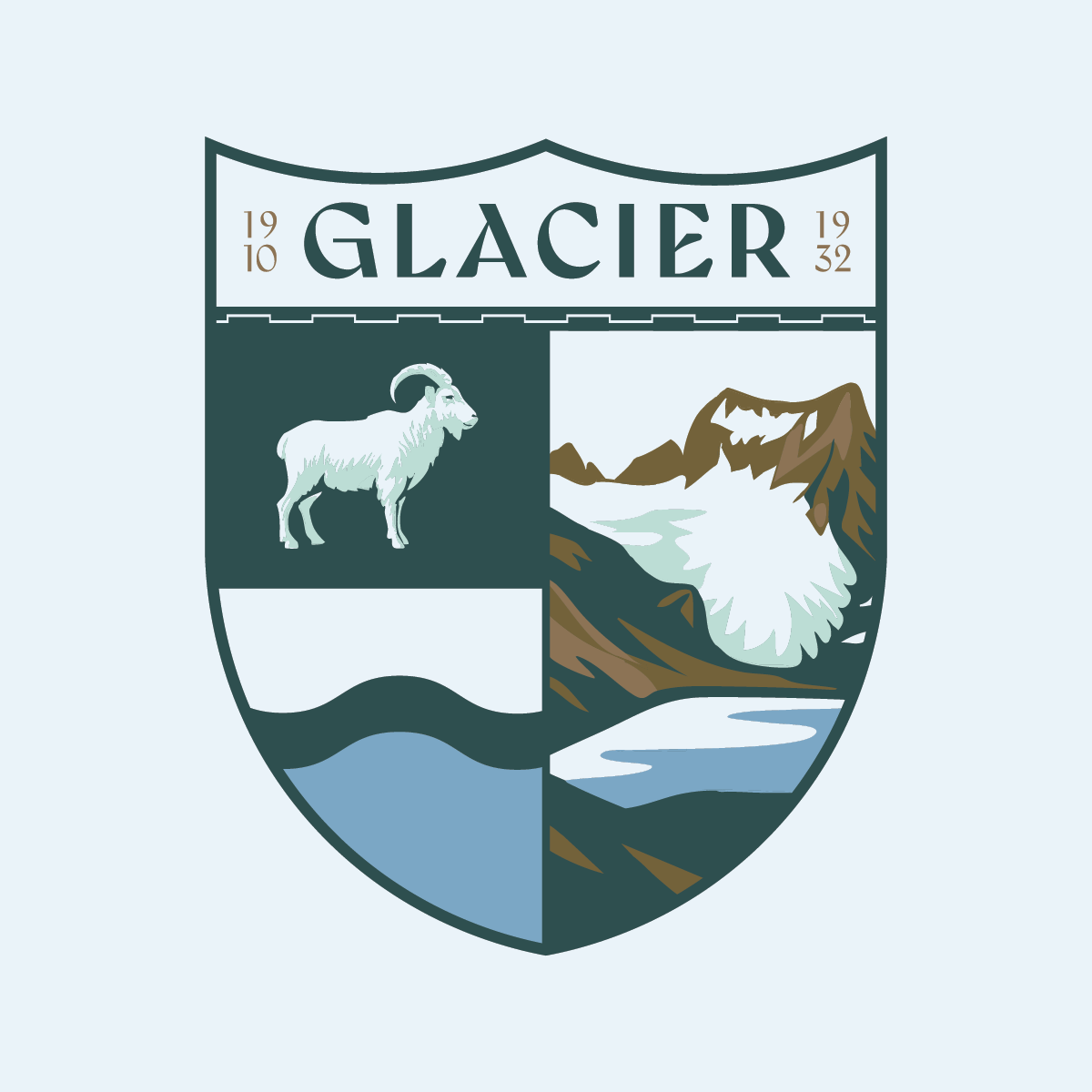 Glacier National Park Interactive Badge