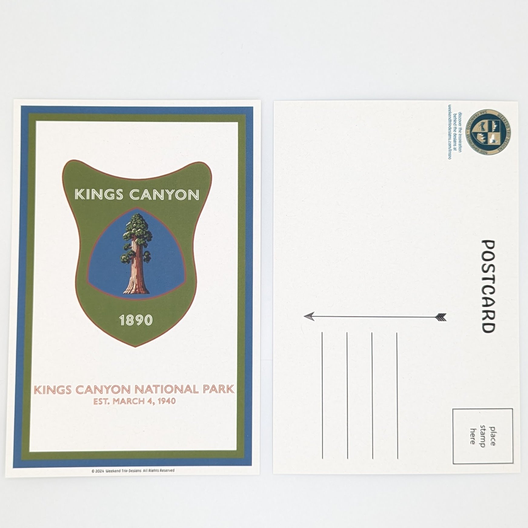 Kings Canyon Legacy 10-Piece Postcard Set