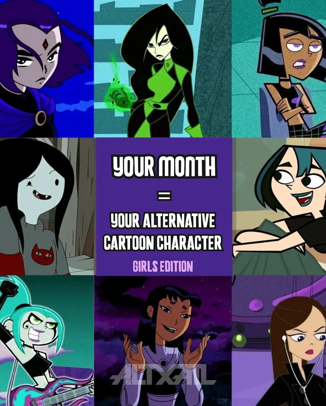 Who&rsquo;d you get 👀? Should we do a guys version? Let us know🩷☺️
.
.
.
.
#explore #alternative #alt #altgirl #alternativegirl #cartoon #memes #zodiac #zodiacsigns