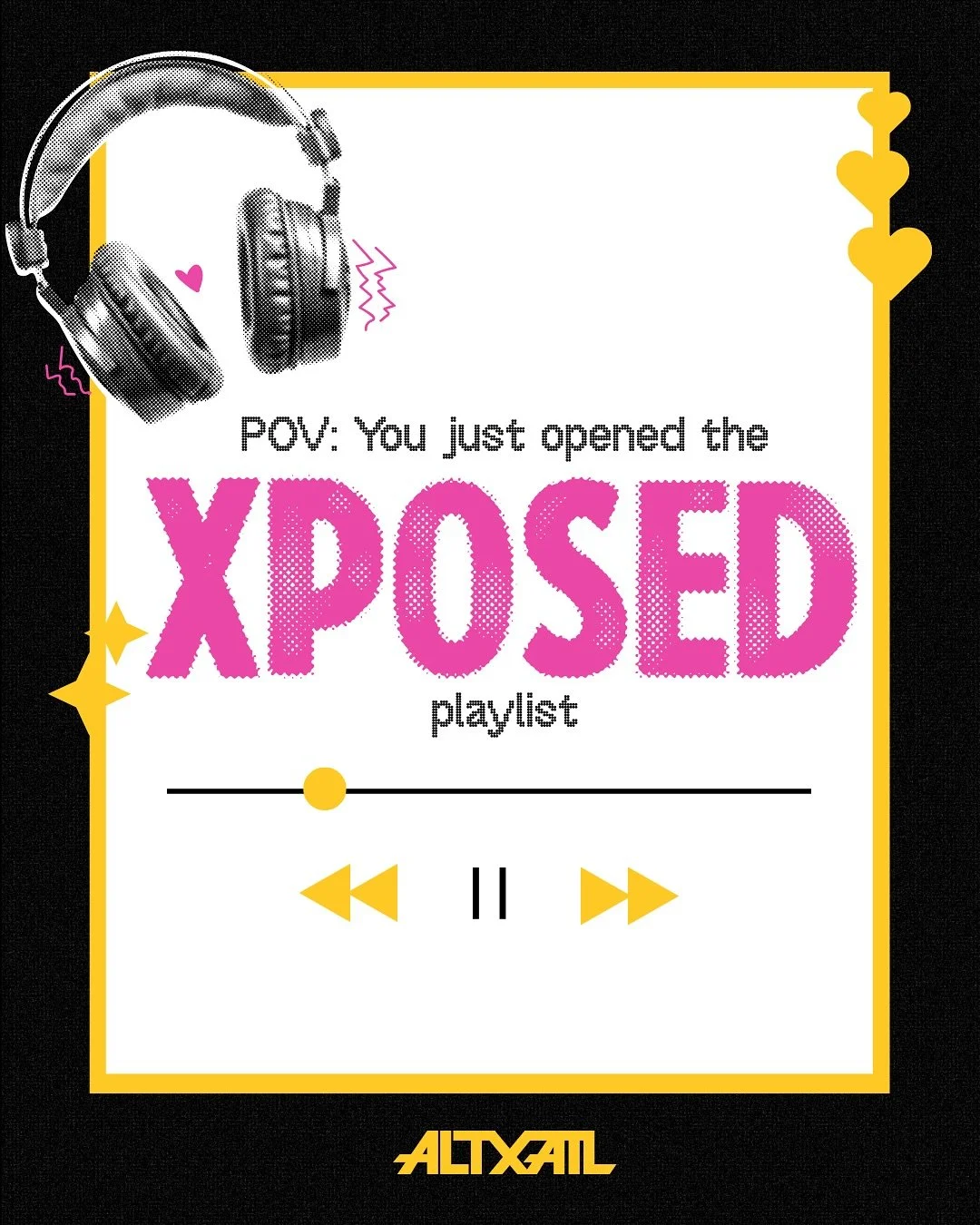 You just unlocked the soundtrack to our upcoming issue, XPOSED.

Half the playlist made the cut here &mdash; the rest? You&rsquo;ll have to scan the code or click the link in our bio 👀

#ALTXATL #XPOSED #alternative #alt #altmagazine #altzine #spoti