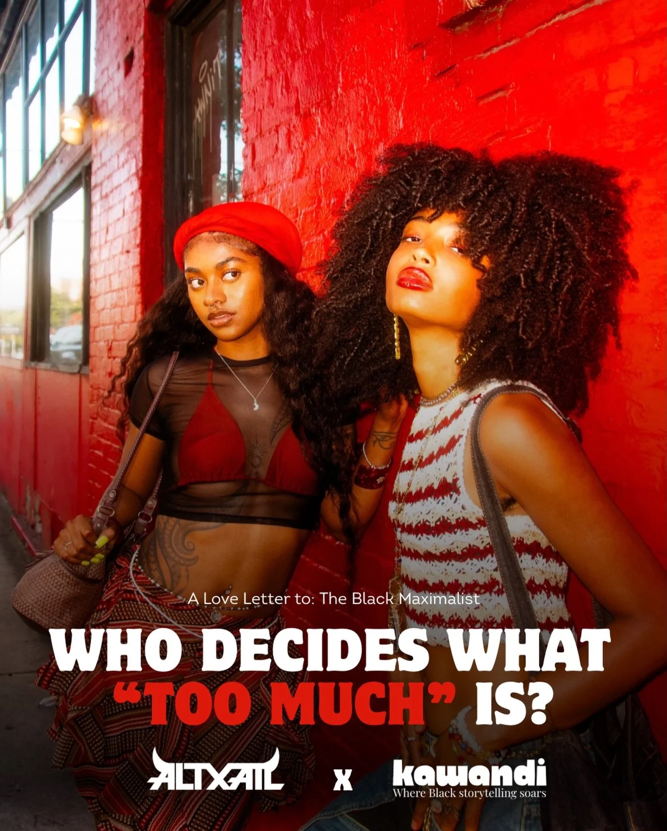 Too loud? Too bold? Too much?
Or just&hellip; Black?

Our new blog A Love Letter to the Black Maximalist is live.
Created in collaboration with @kawandimagazine.
This is for the ones who were never meant to be subtle.

Read it now (link in our bio)!
