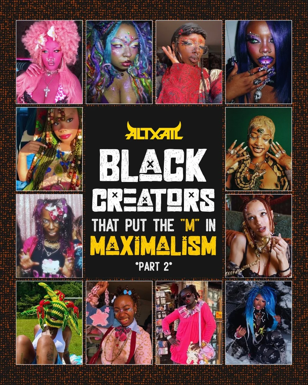 Celebrating Black talent should NEVER be limited to ONE MONTH. Here are 12 MORE Black creators that put the &ldquo;M&rdquo; in MAXIMALISM🌟!

Thank you all for the love and support on part 1 of this post!🤭
You all put us on to sooo many black maxima