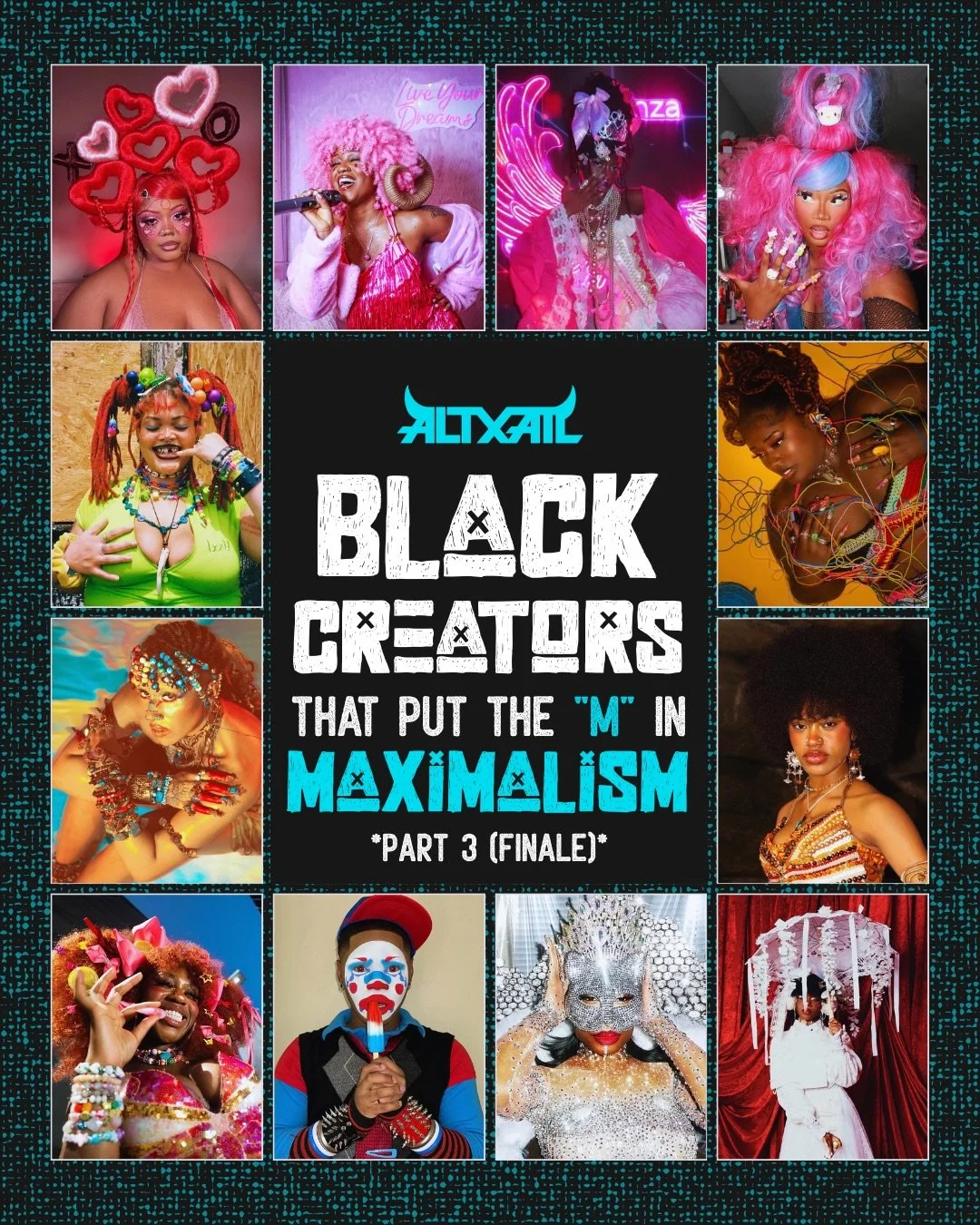 EVEN MORE BLACK MAXIMALISTS?! WELL, YES 🌟🩷!

We&rsquo;ve enjoyed doing this series with you all :) Support these creators from Part 1 to Part 3 ✨

And if you&rsquo;re a black creator looking to share your Black Maximalist work&hellip;SUBMIT IT TO I