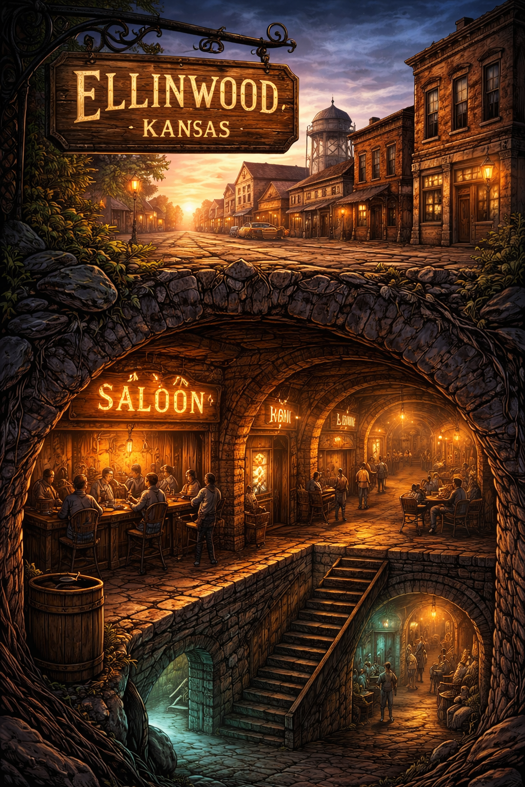 The Secret City Beneath Kansas: Ellinwood’s Hidden Underground World