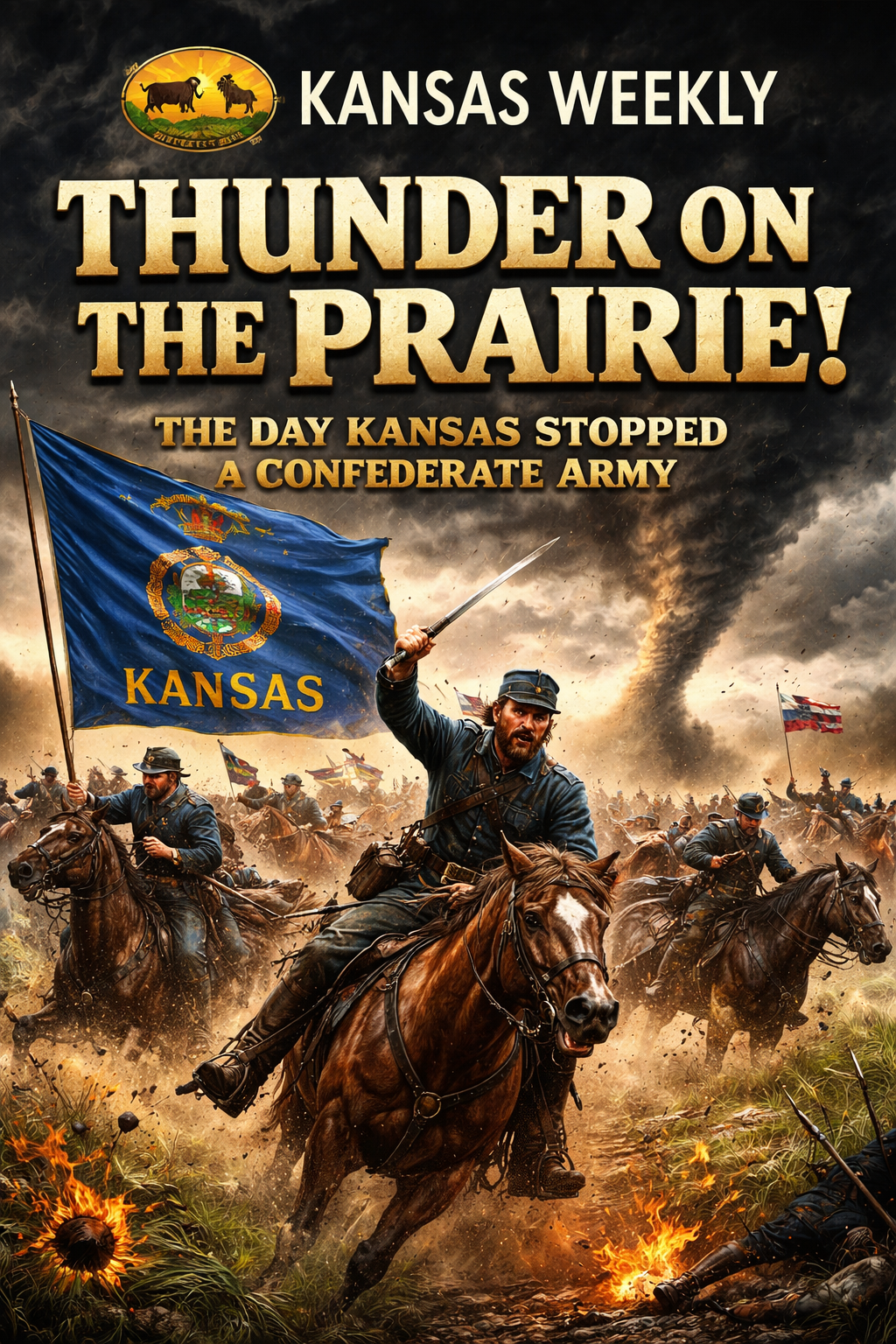 Thunder on the Prairie: The Massive Civil War Battle That Rocked Kansas