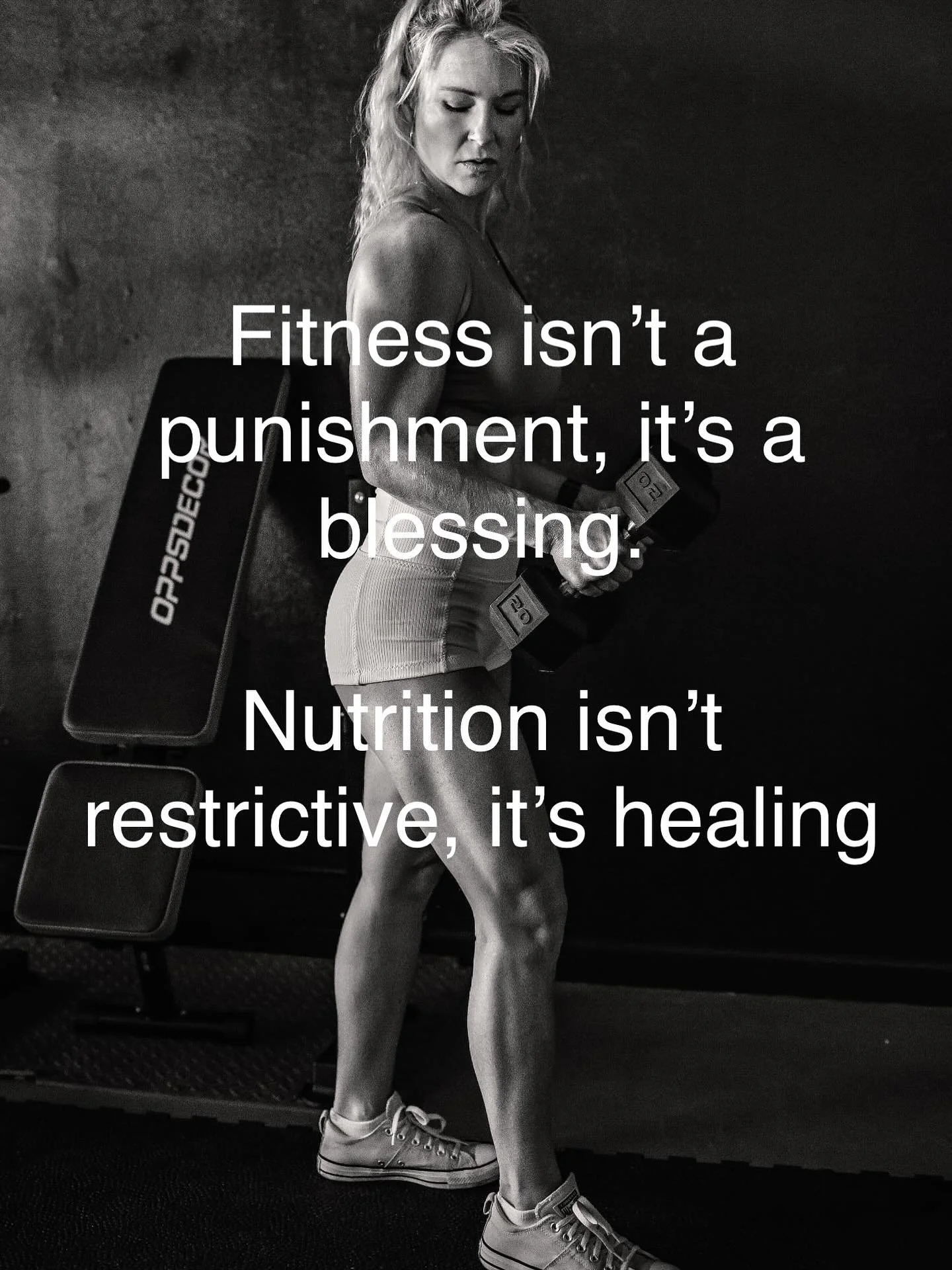 Fitness is a blessing and nutrition is healing. Once you start to really believe this, your whole mindset changes ❤️