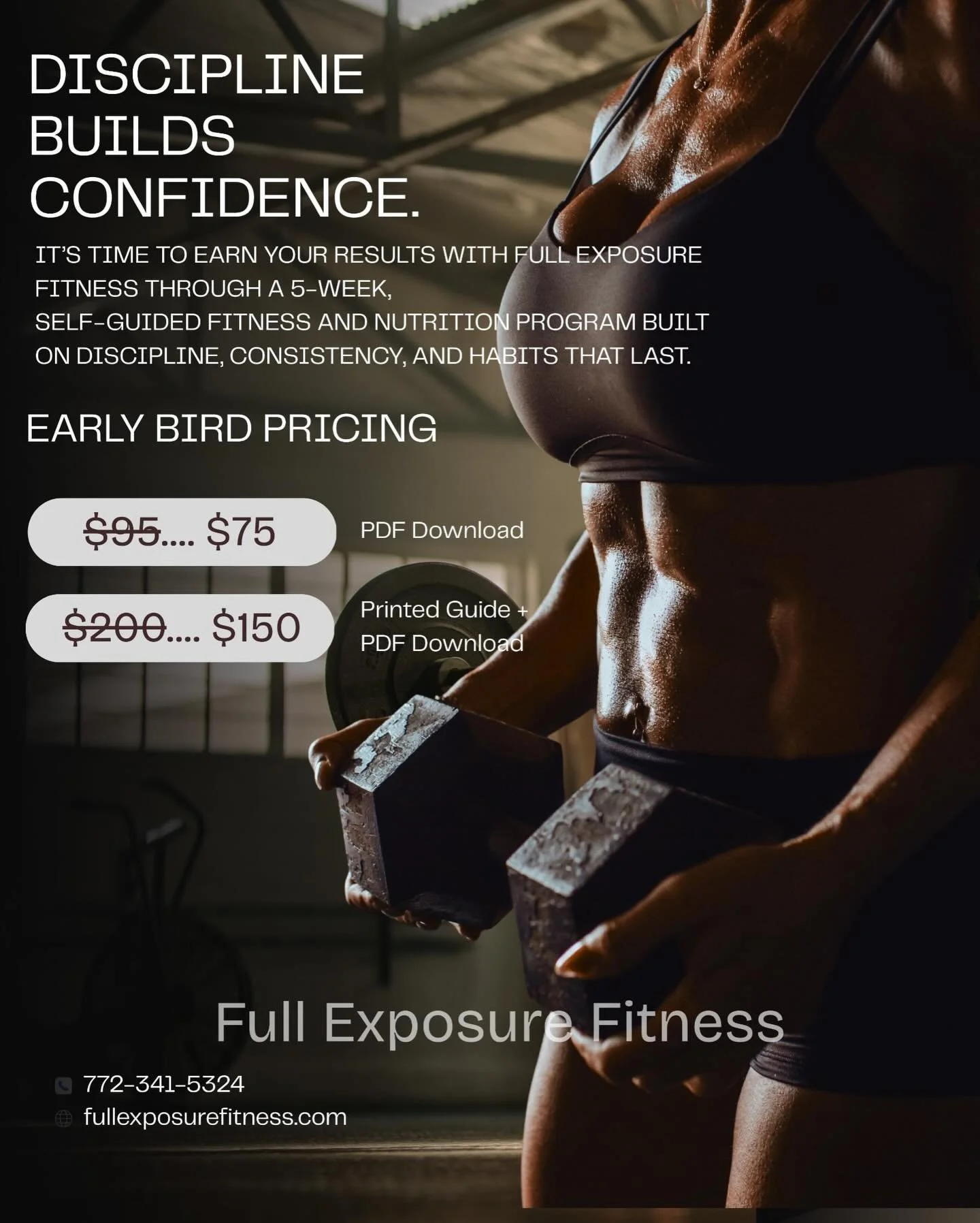 It&rsquo;s here. 💥
(Link in bio)
Five weeks. A clear plan. Real results.
This 5-Week Fitness &amp; Nutrition experience is designed to help you build strength, tighten habits, and feel confident in your own skin&mdash;without extremes, gimmicks, or 