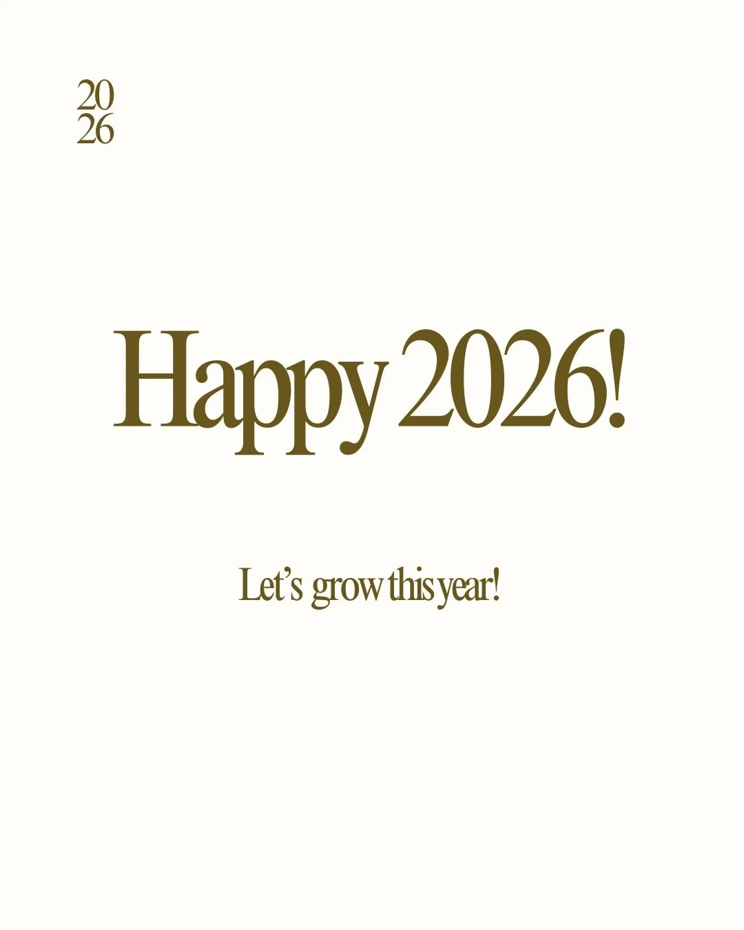 Kicking off 2026 with ambition and drive ✨