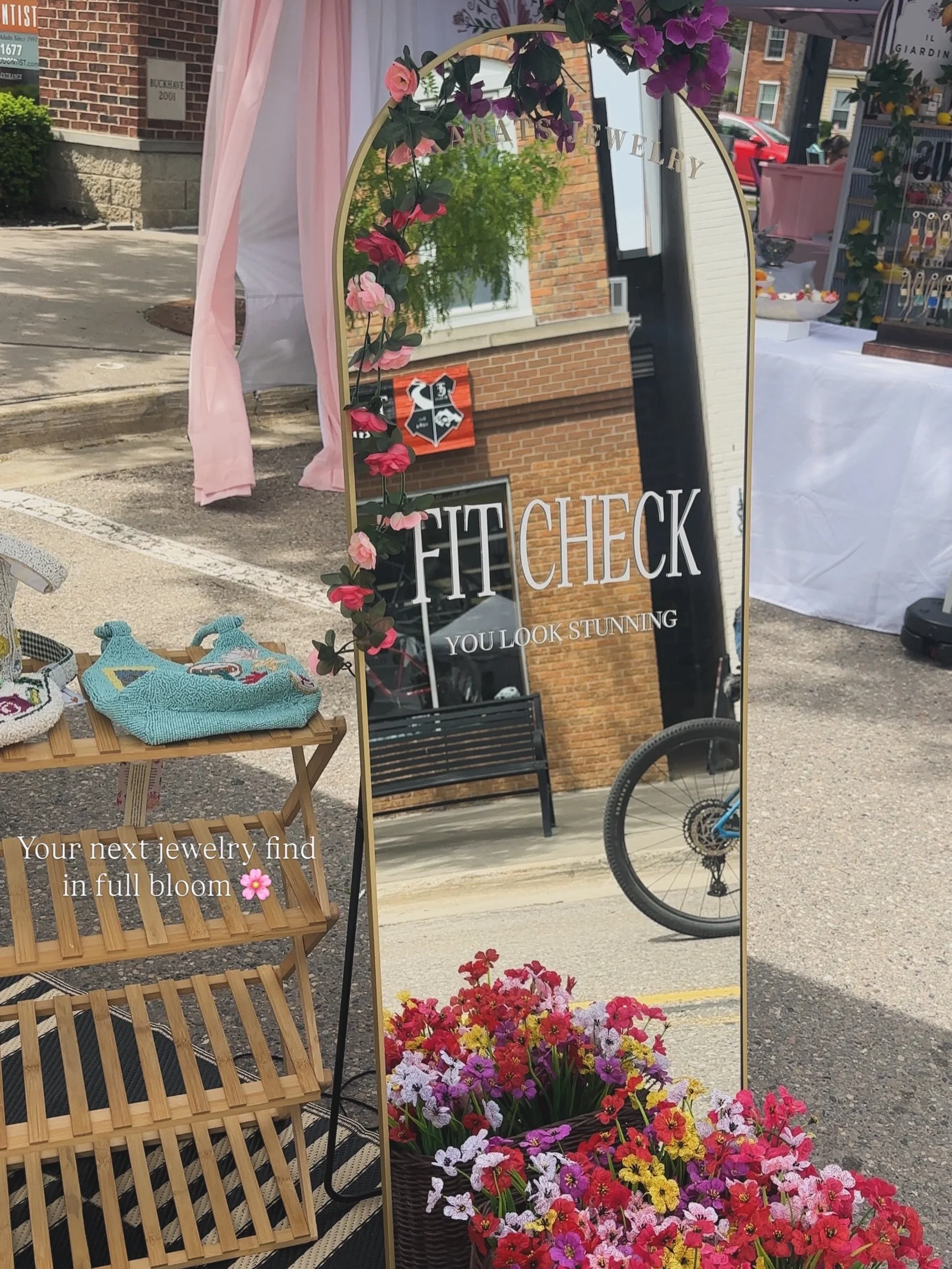 Catch us in downtown Northville for the flower festival until 3pm 

Shop permanent jewelry and more