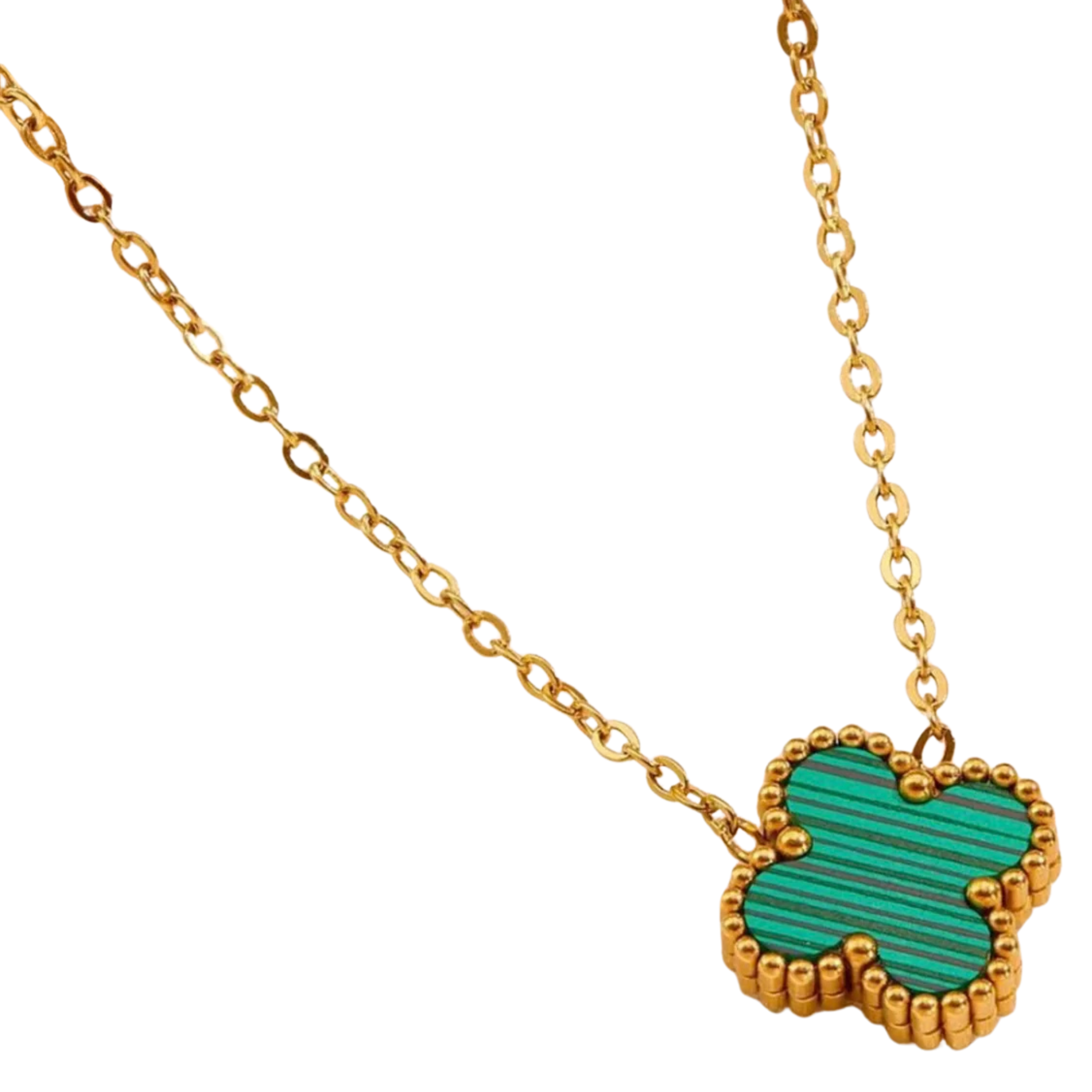 Green Clover Necklace