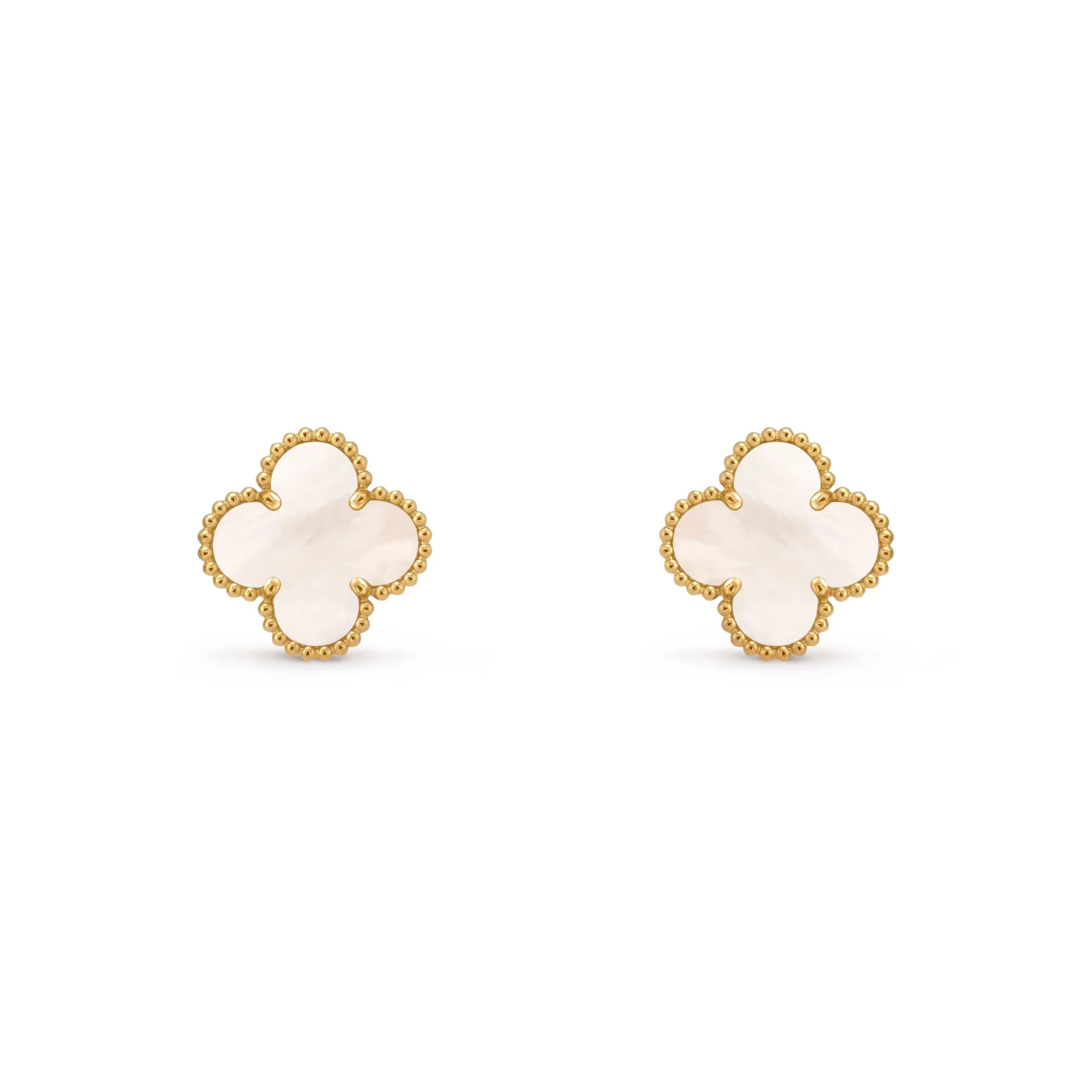 White Clover Earrings