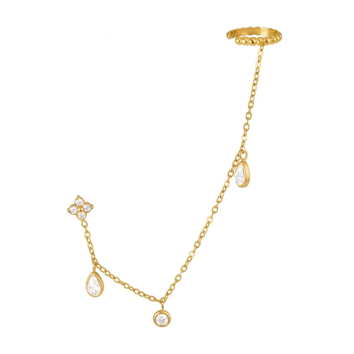 18K Gold Santal Ear Cuff