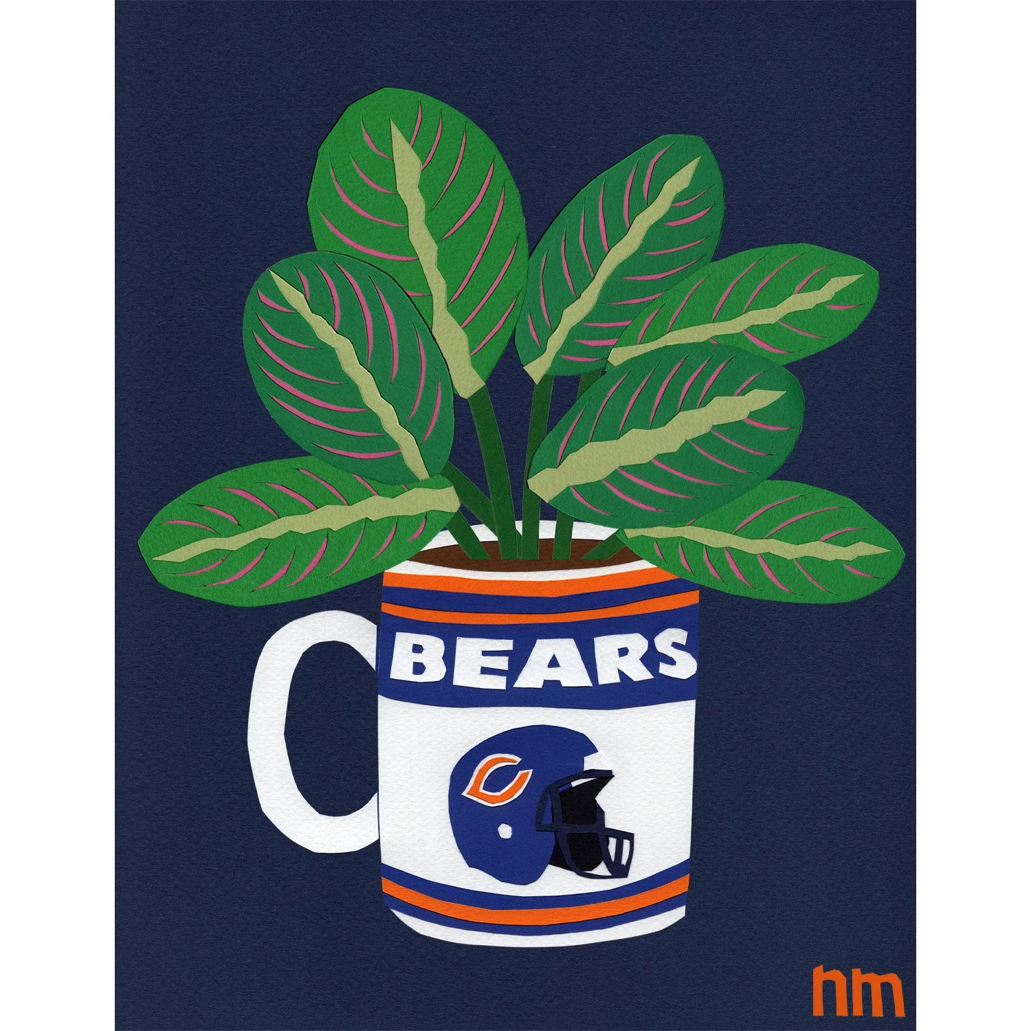 Bears Prayer Plant 8x10 &  11x14 Archival print