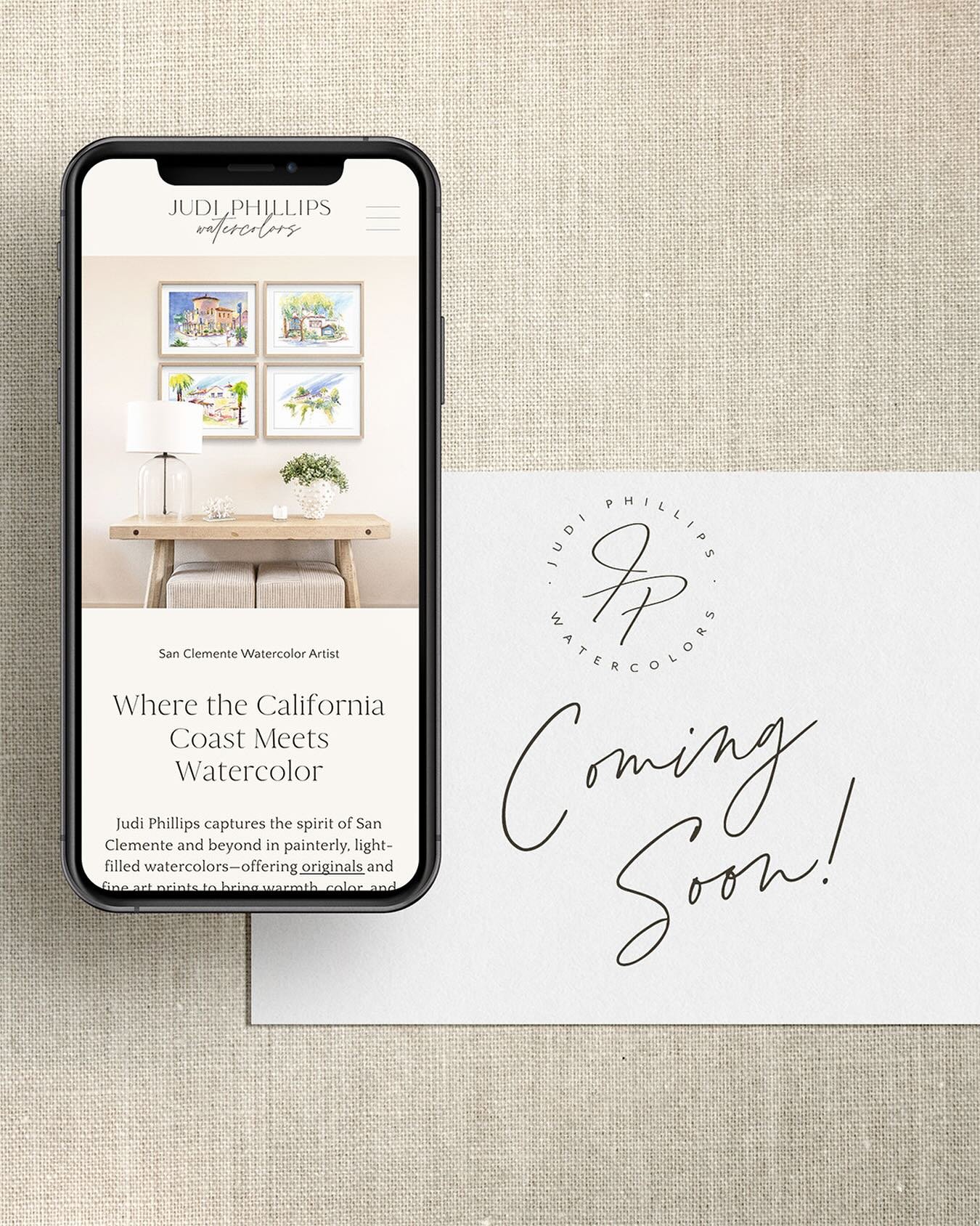 🎨 Exciting news! This Friday, November 21, we&rsquo;re launching our brand-new website showcasing the art of Judi Phillips. Get ready to explore beautiful watercolors, discover your next favorite piece, and shop originals and prints&mdash;just in ti