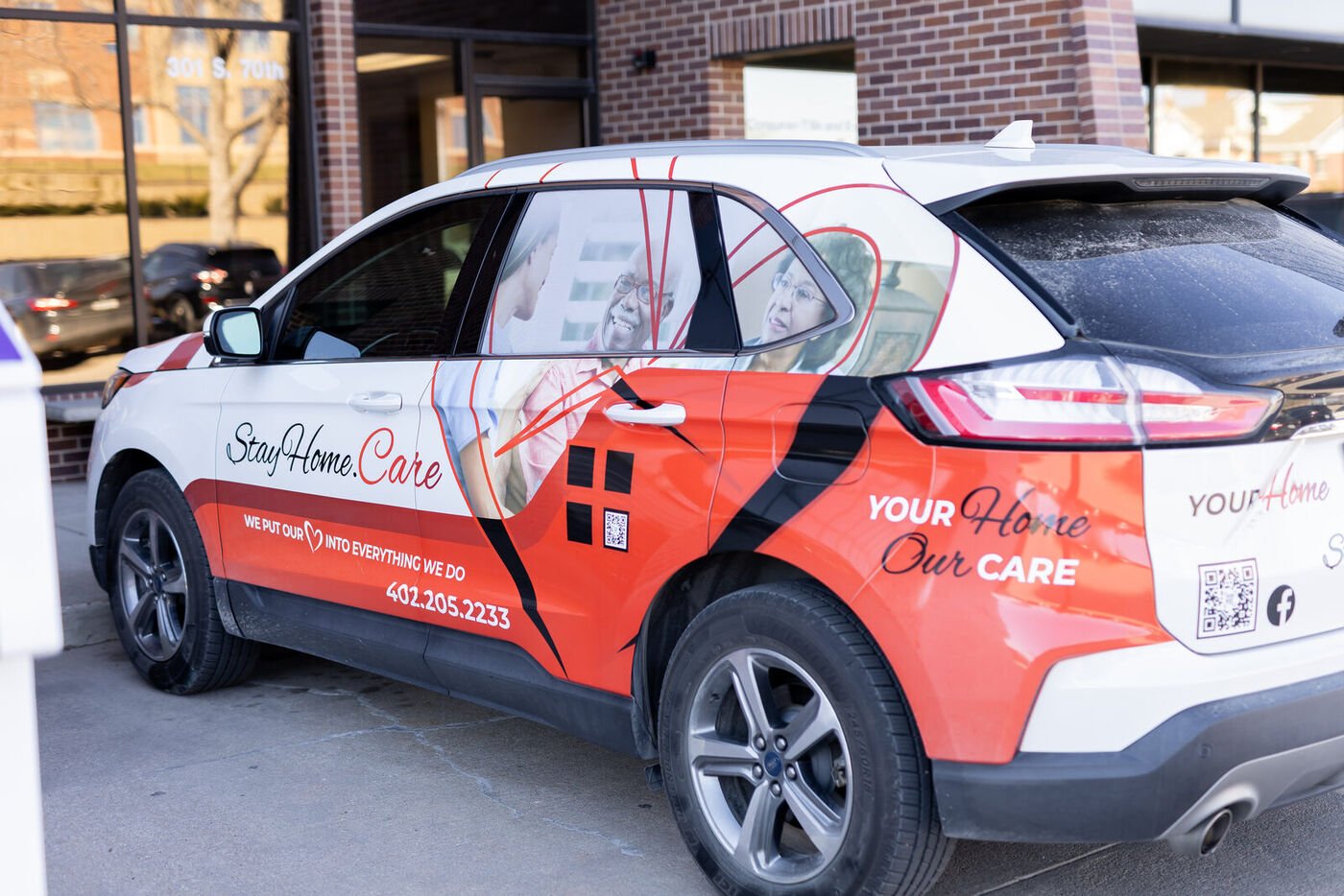 StayHome.Care vehicle ready for local errands