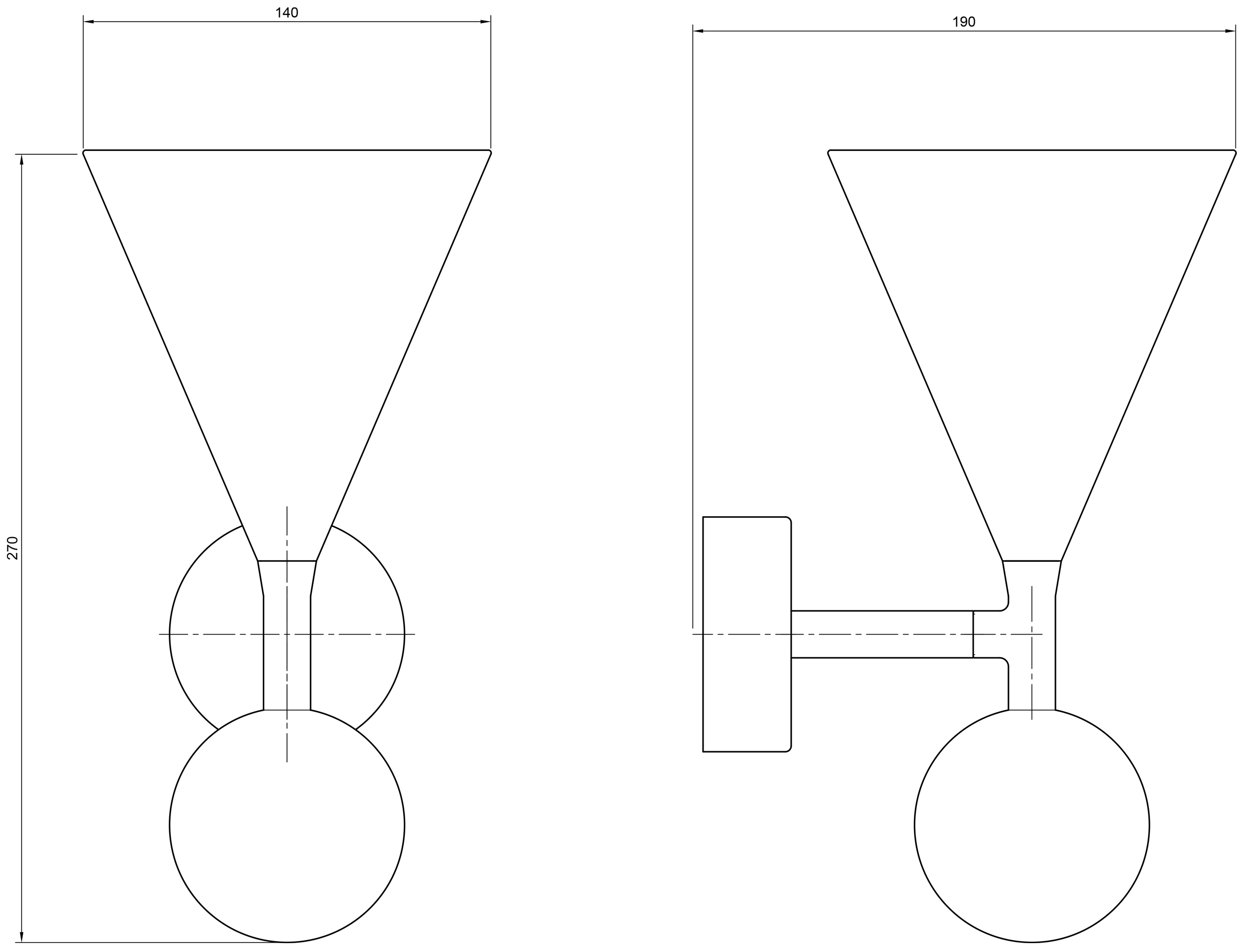 Black background with white text reading, 'Make America Great Again'.