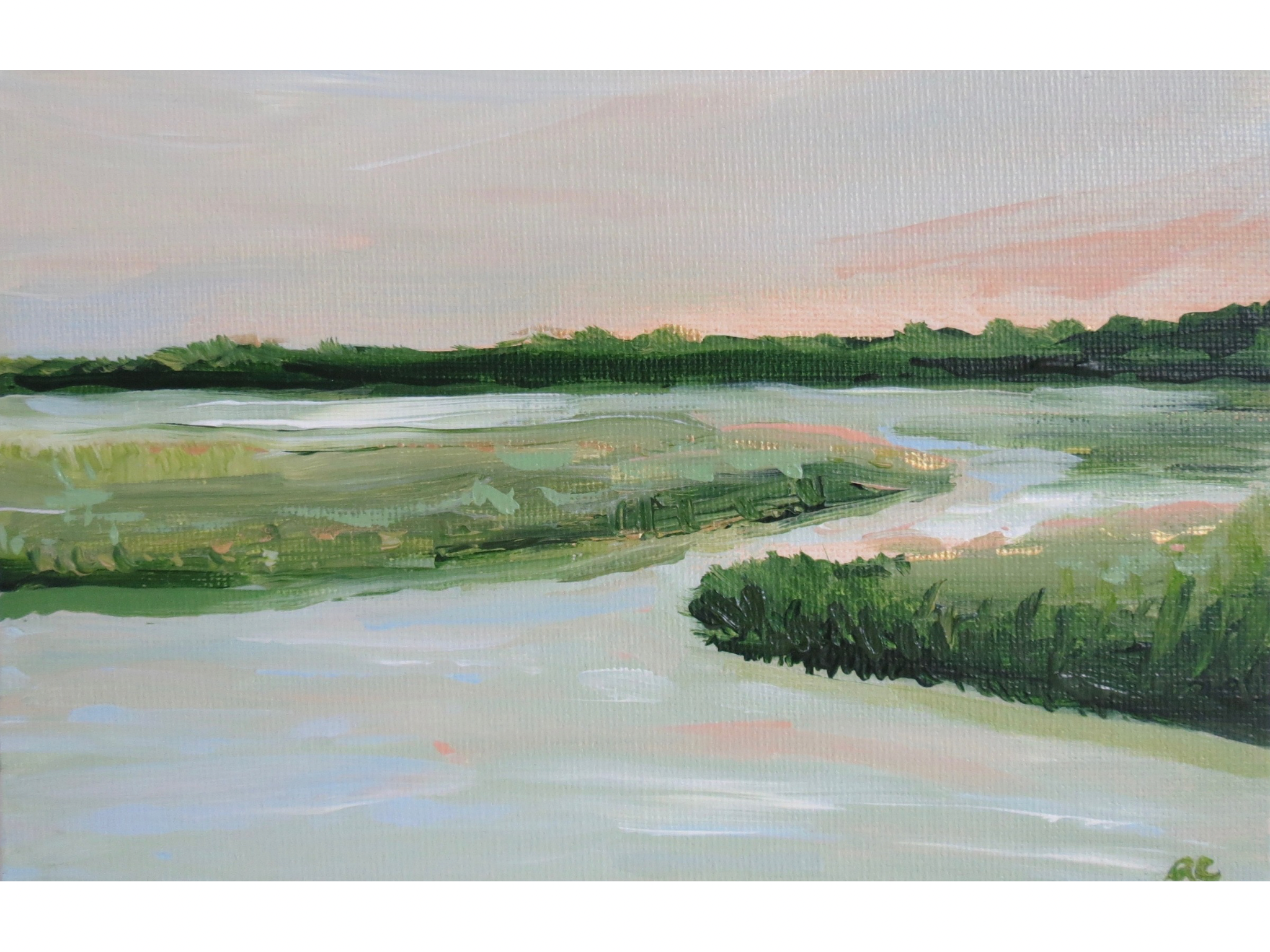 "Sea Salt Marsh I" Print