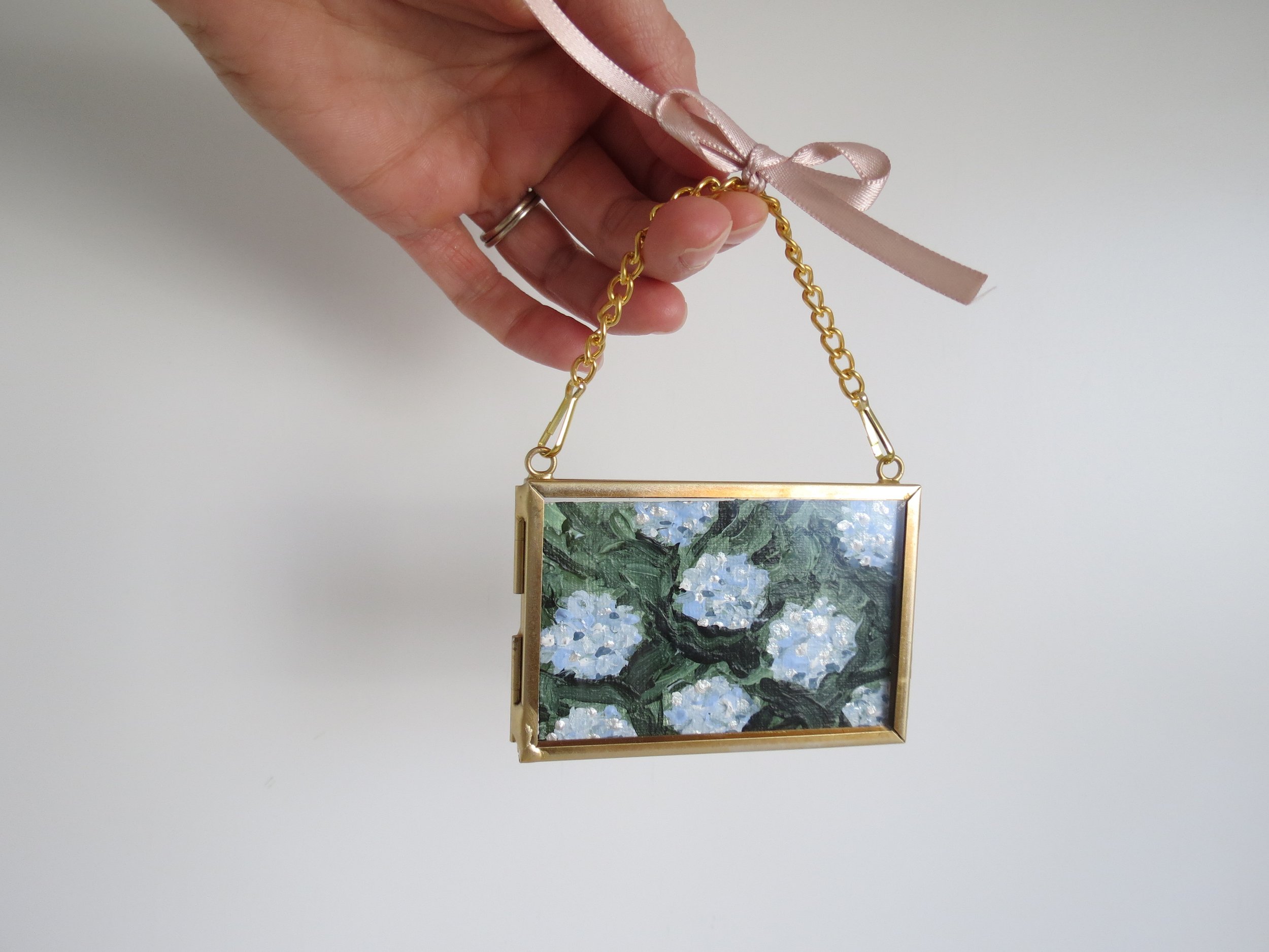 Ornament: "Linen Hydrangeas"