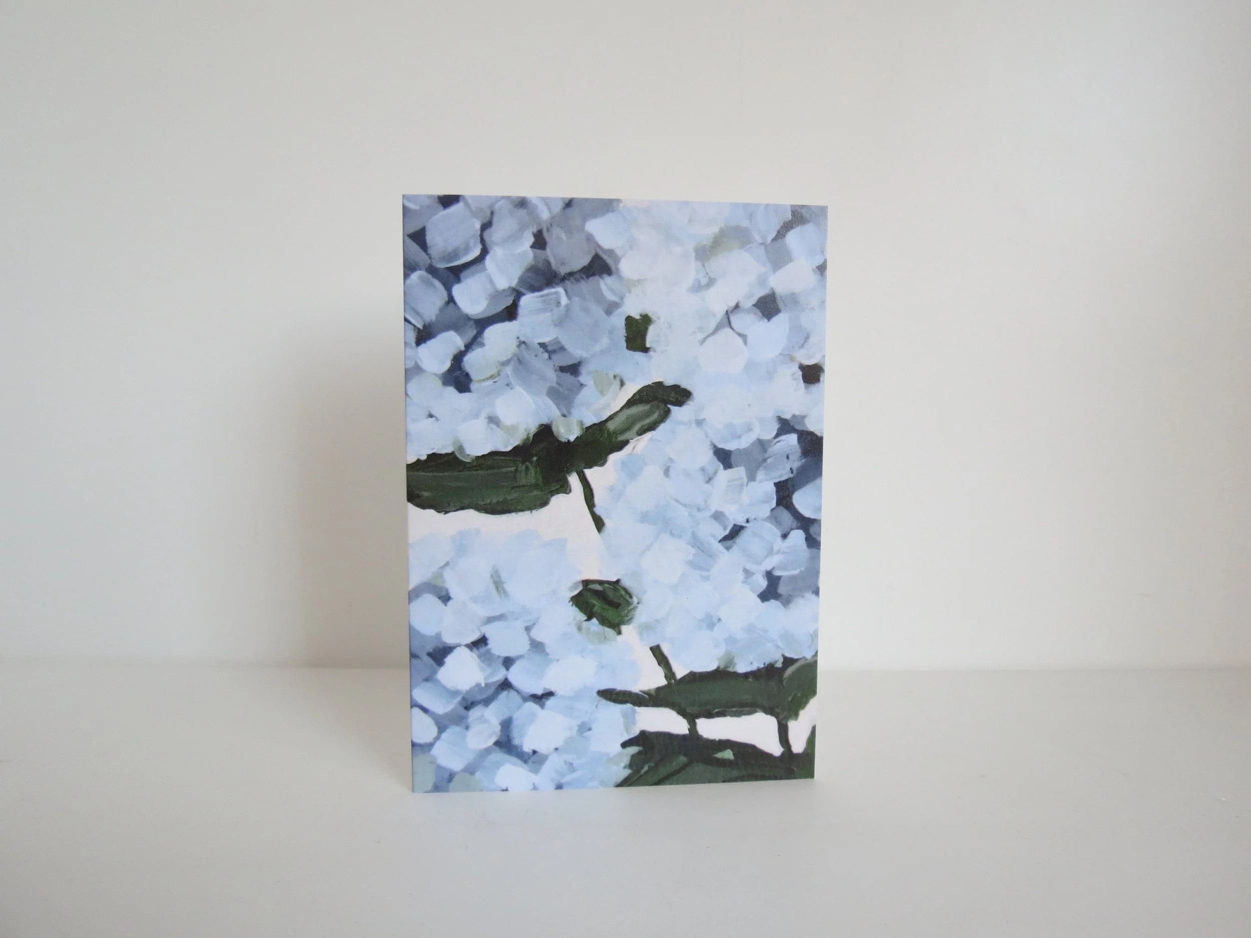 "Blue Hydrangea" Notecard