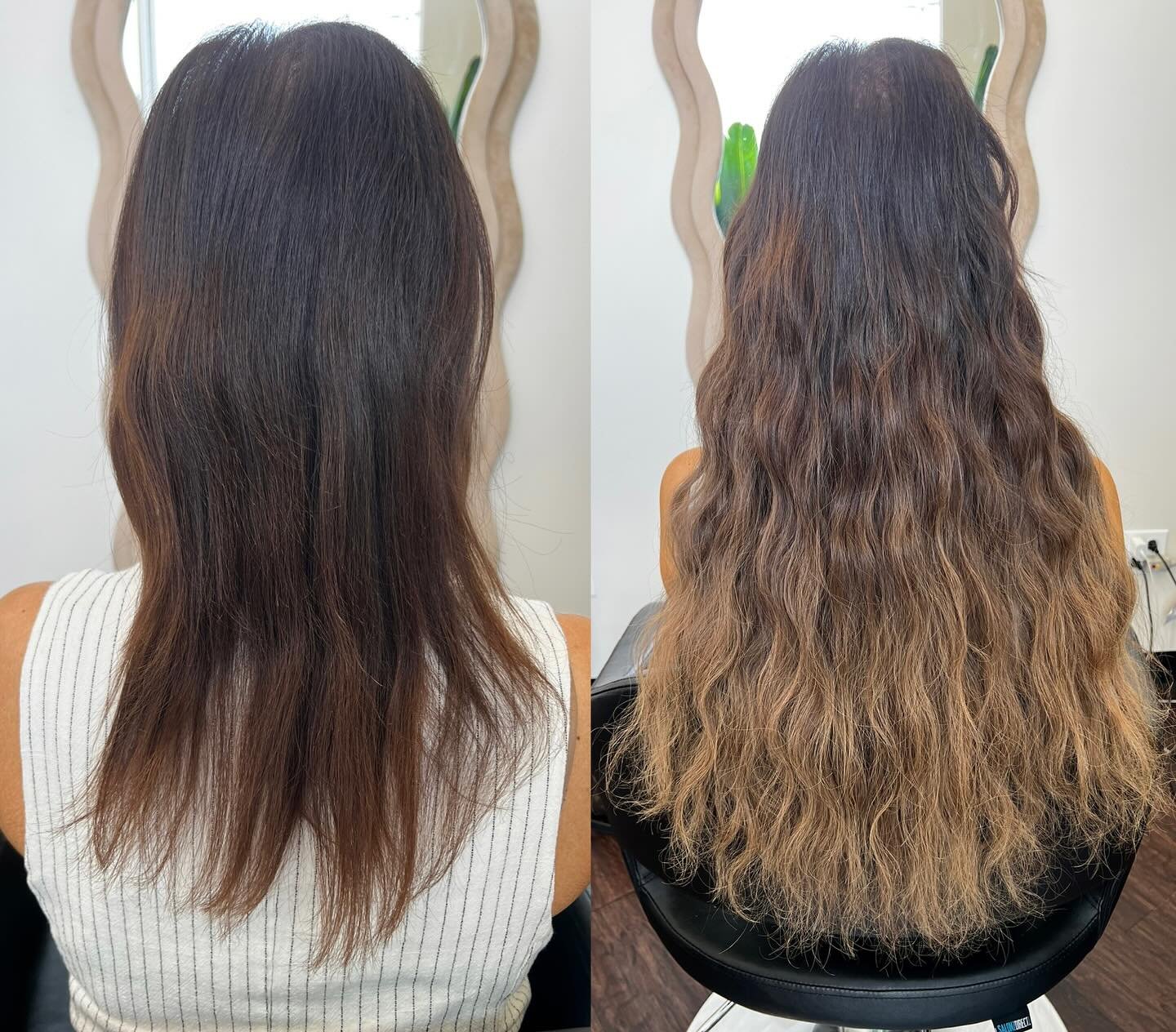 ✨ Before ➡️ After ✨
This client came in after suffering from tension alopecia caused by clip-in extensions, looking for a safer, more sustainable solution to restore her volume and confidence.

We strategically installed 150 grams of custom Russian h