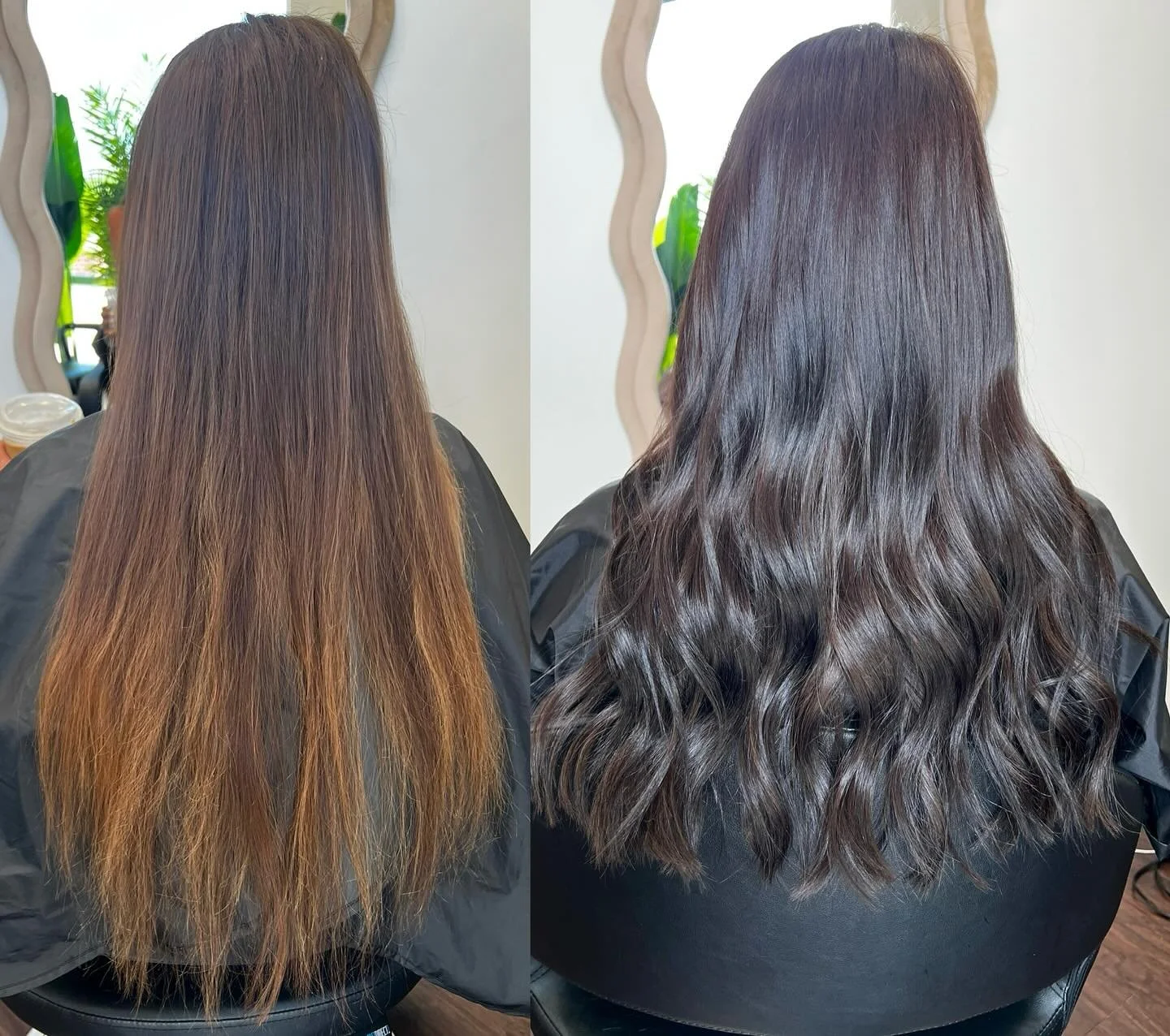 before on the left - no extensions, grown out color // after on the right - cut, color and 100 grams of ktips for volume 

Extensions aren&rsquo;t just for length - they&rsquo;re your secret weapon for volume, fullness and effortless style.

Whether 