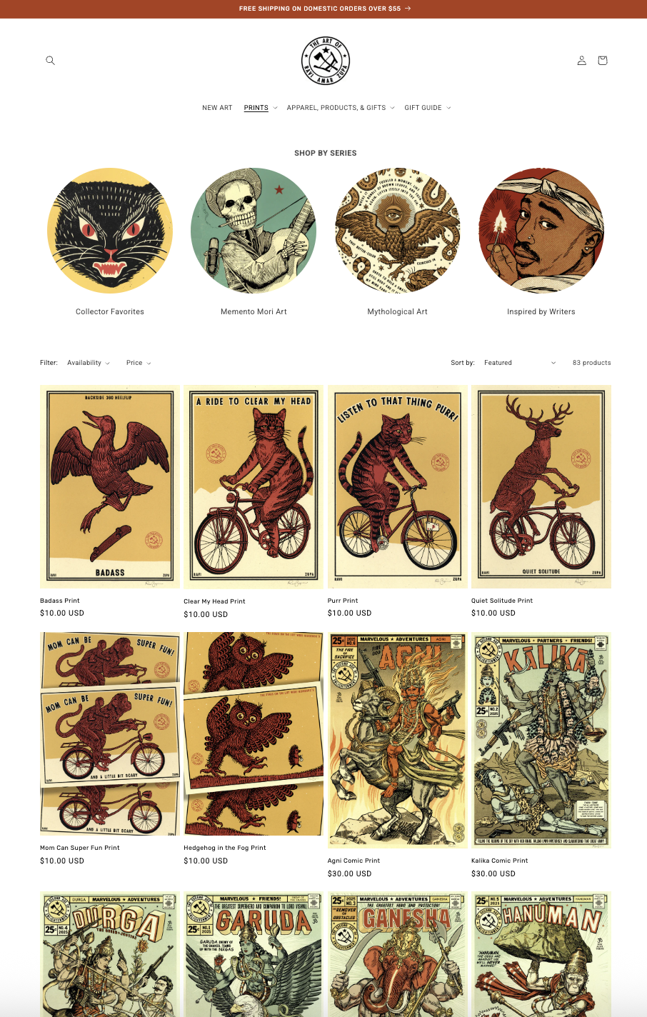 Ravi Zupa Arts Website 