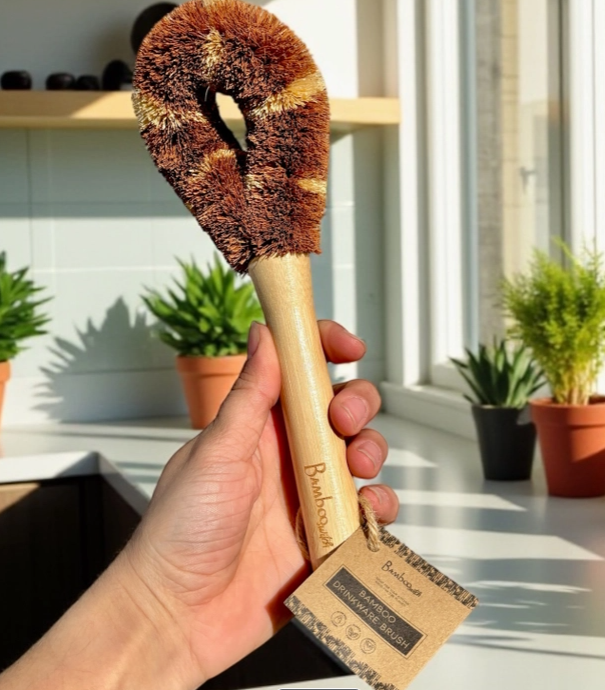 Bamboo Bottle Cleaning Brush