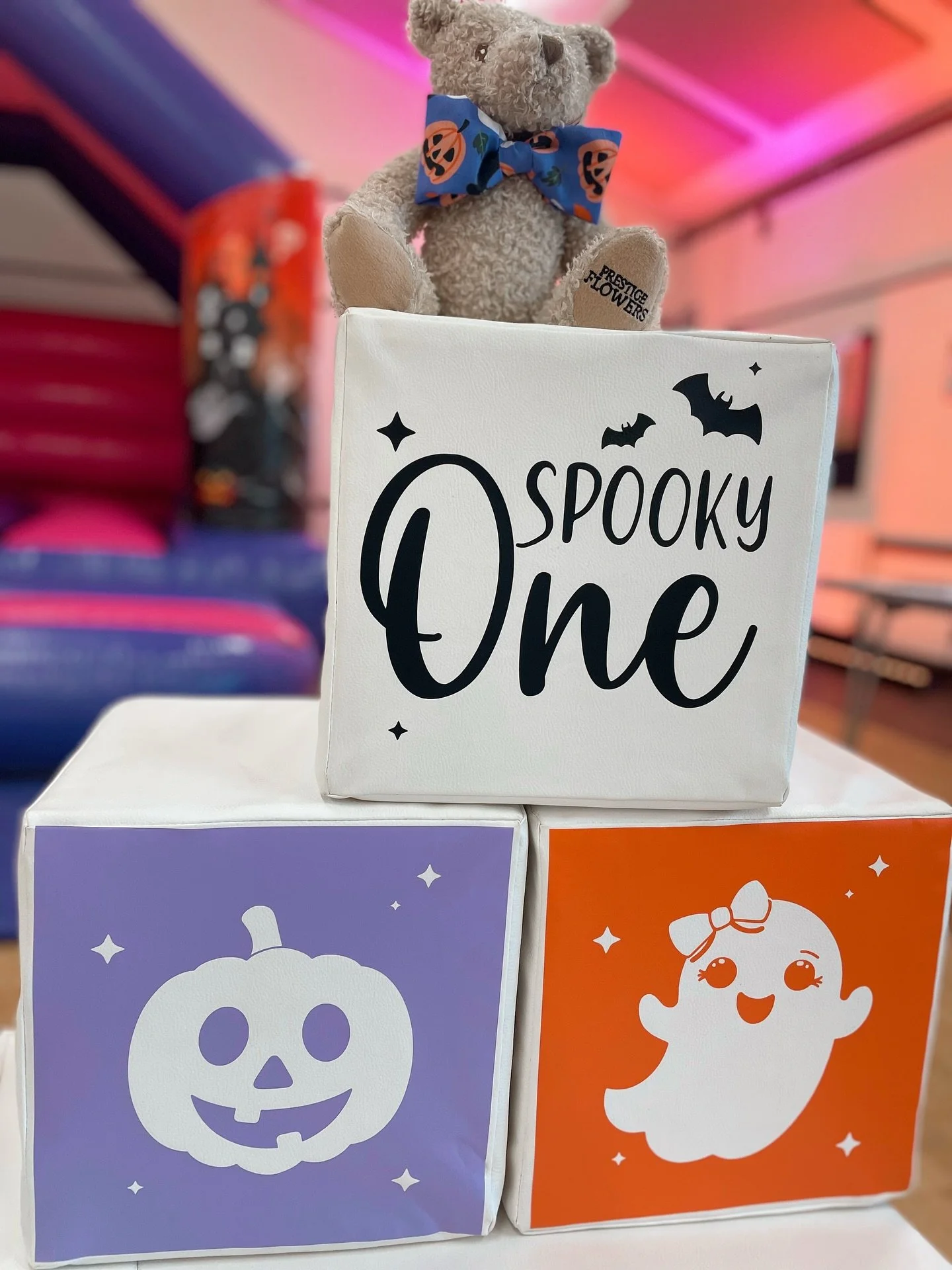 Saying goodbye to a fun Halloween season today with our last spooky party!

How cute is the spooky ghoul theme for Arabella?!

When designing this, I really wanted to keep the cute theme as Arabella was now turning one. So, of course, our ghosts had 