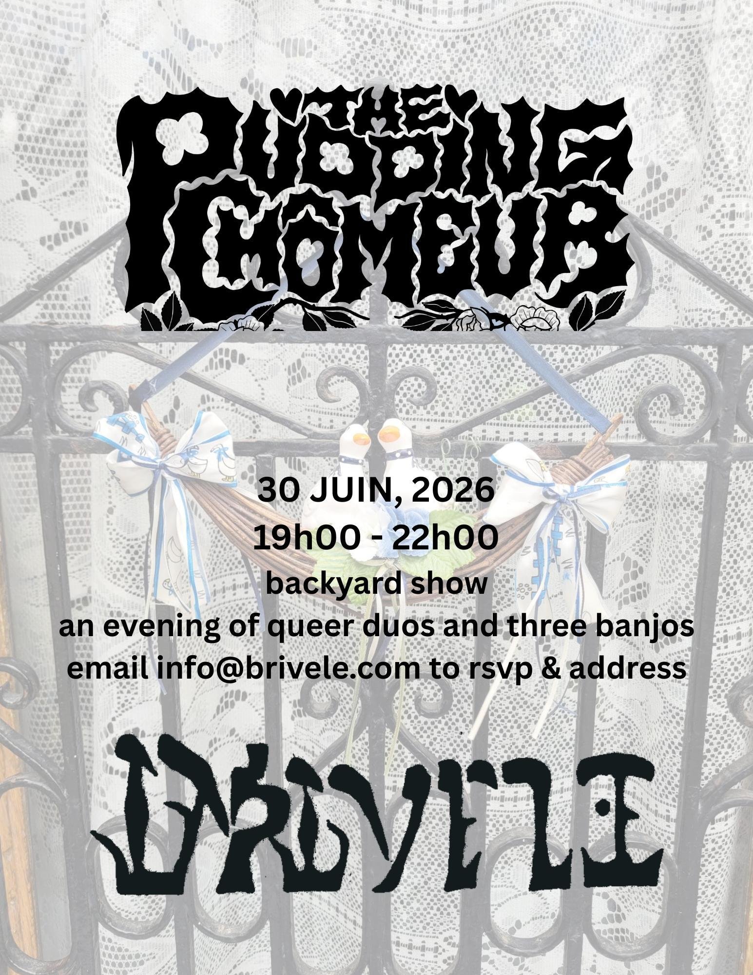 Montreal, QC: House Show with The Pudding Chômeur