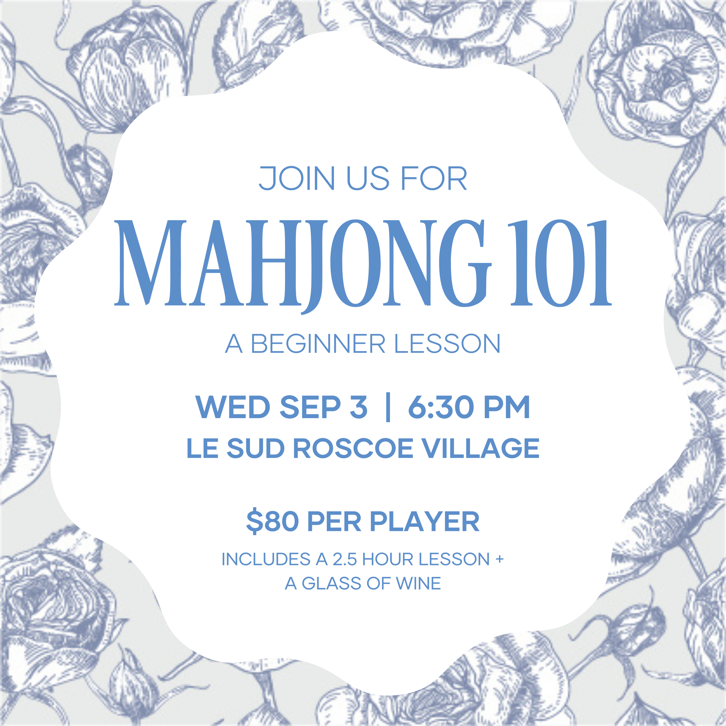 Mahjong 101 at Le Sud