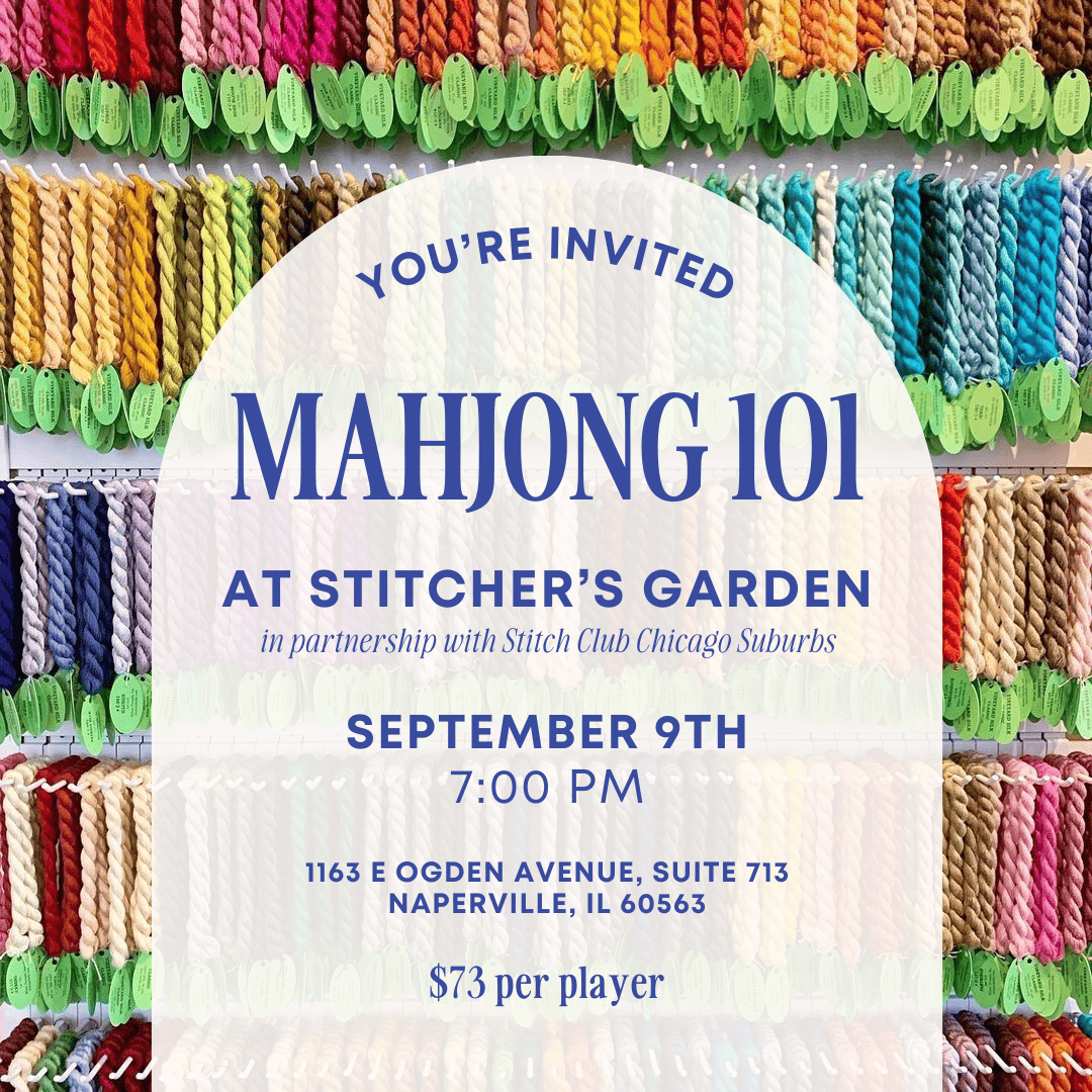 Mahjong 101 at Stitcher’s Garden