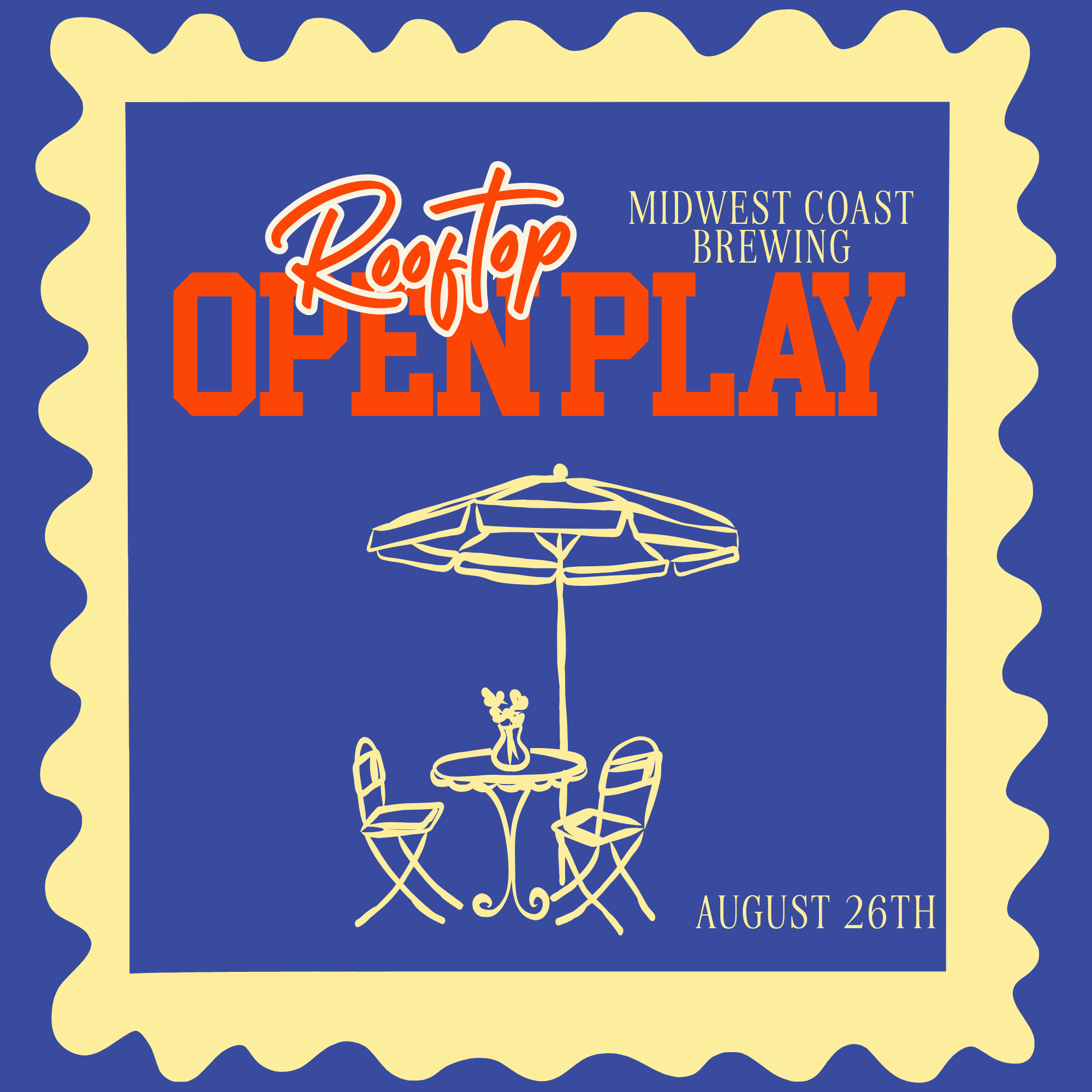 Rooftop Open Play at Midwest Coast Brewing