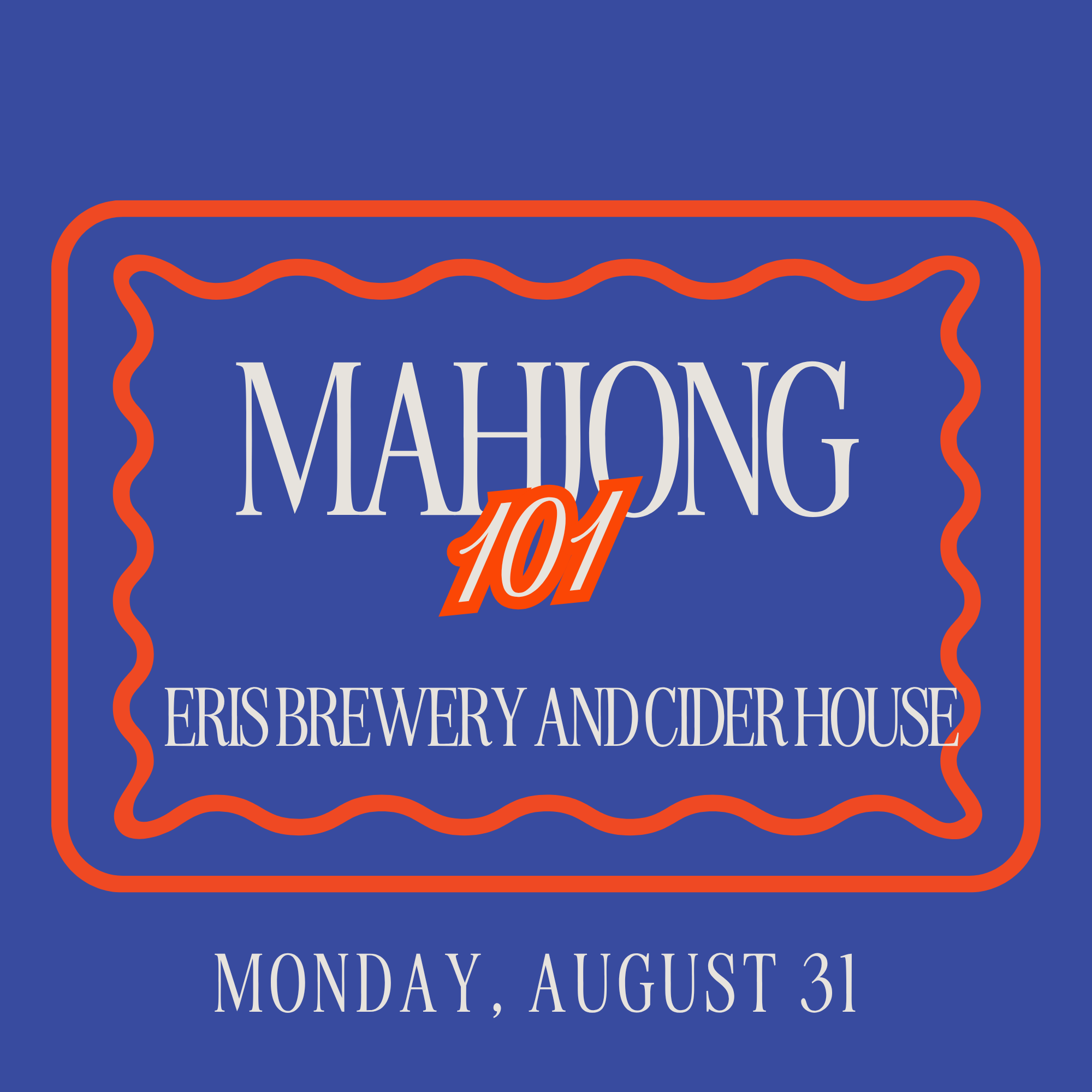 Mahjong 101 at ERIS Brewery &amp; Cider House
