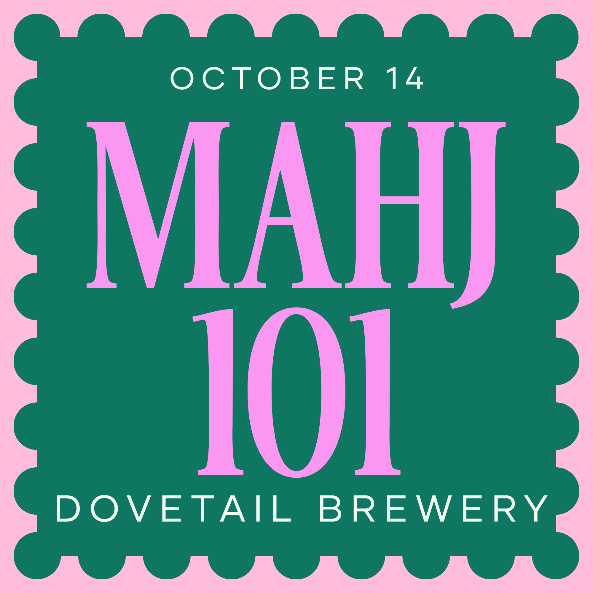 Mahjong 101 at Dovetail Brewery 