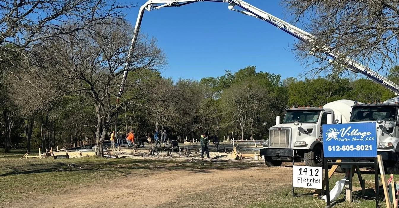 Today we poured a slab at 1412 Fletcher Ct. in beautiful #SaladoTexas. Thankful for the nice spring weather as we work on this project.

This home is available! Contact us if you are interested. We can make your dream home a reality at Village Custom