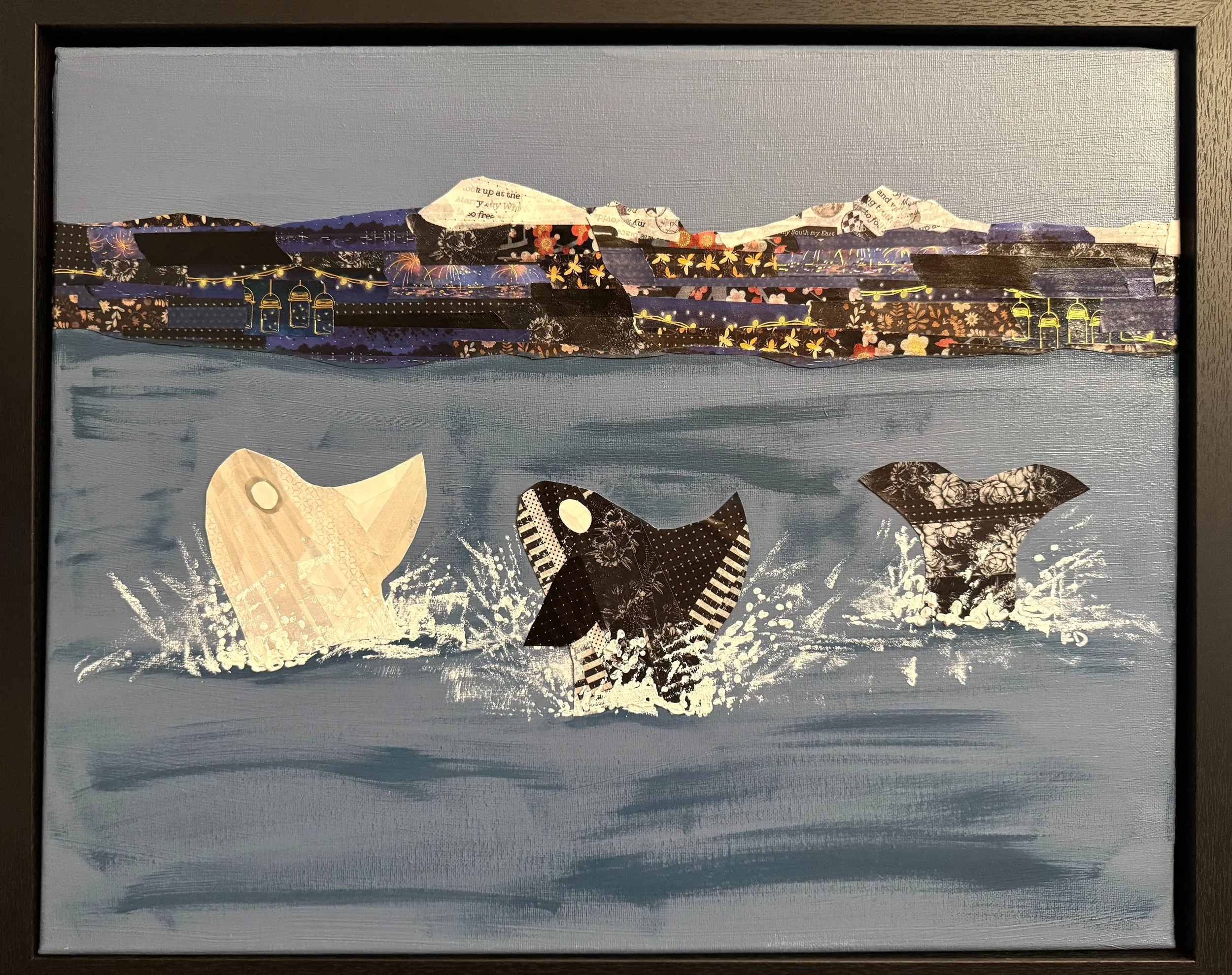 "Phantom" -- a rare Albino orca plays off the island of Hokkaido, Japan 