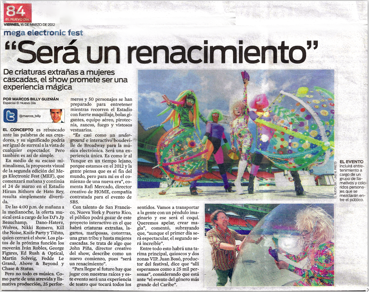 Press: El Nuevo Dia (Puerto Rico) 2012