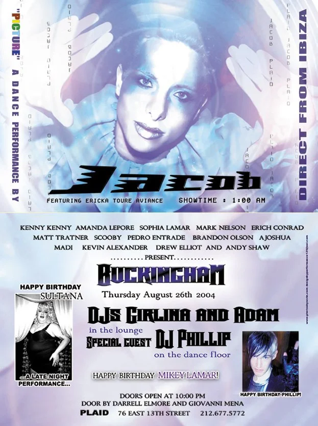 Dance performance for Buckingham at Plaid Nightclub, NYC 2004