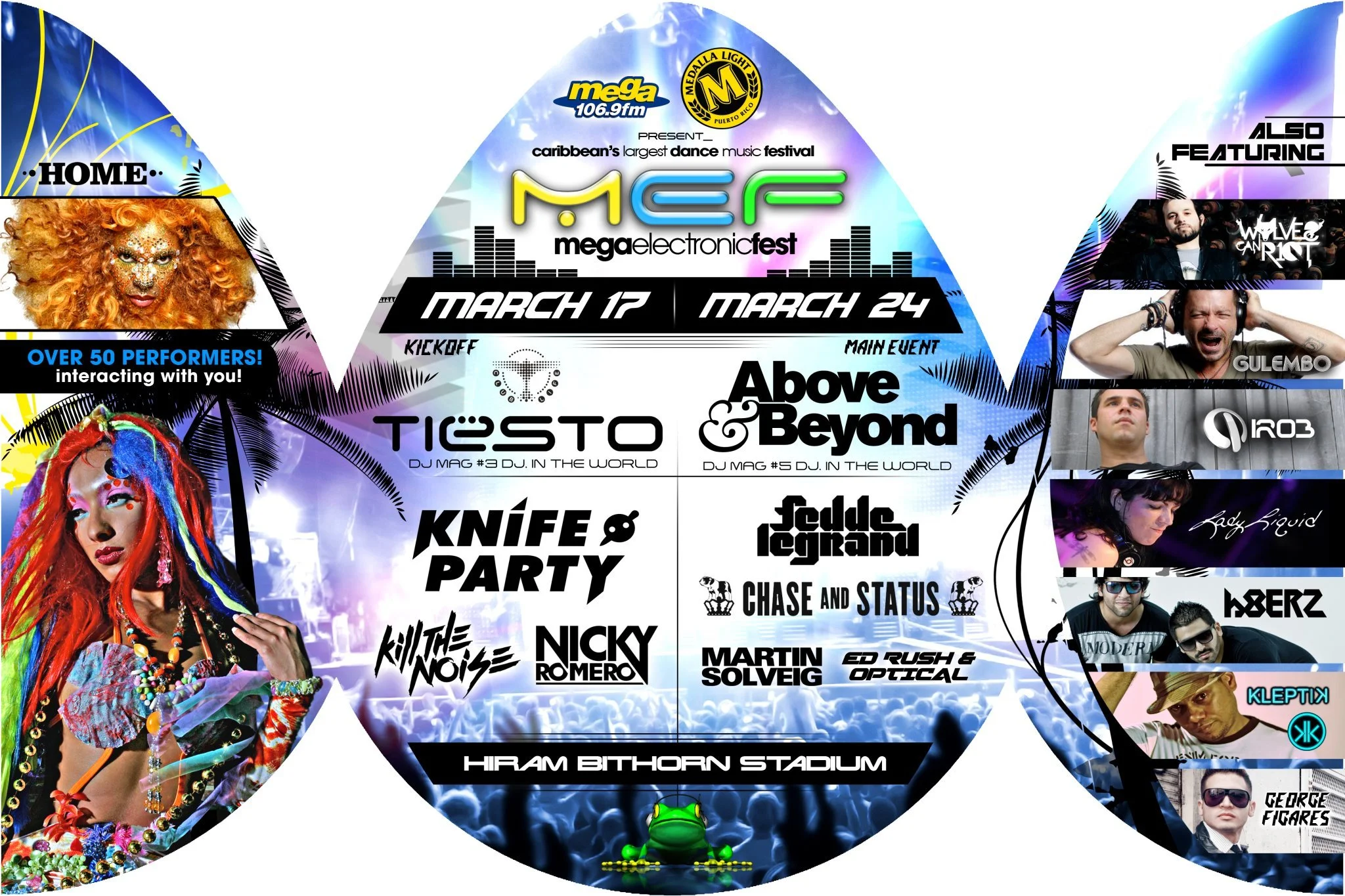 Flyer - Tiësto + Above & Beyond (Mega Electronic Music Festival 2012)