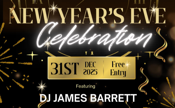 New Years Party With DJ James Barrett