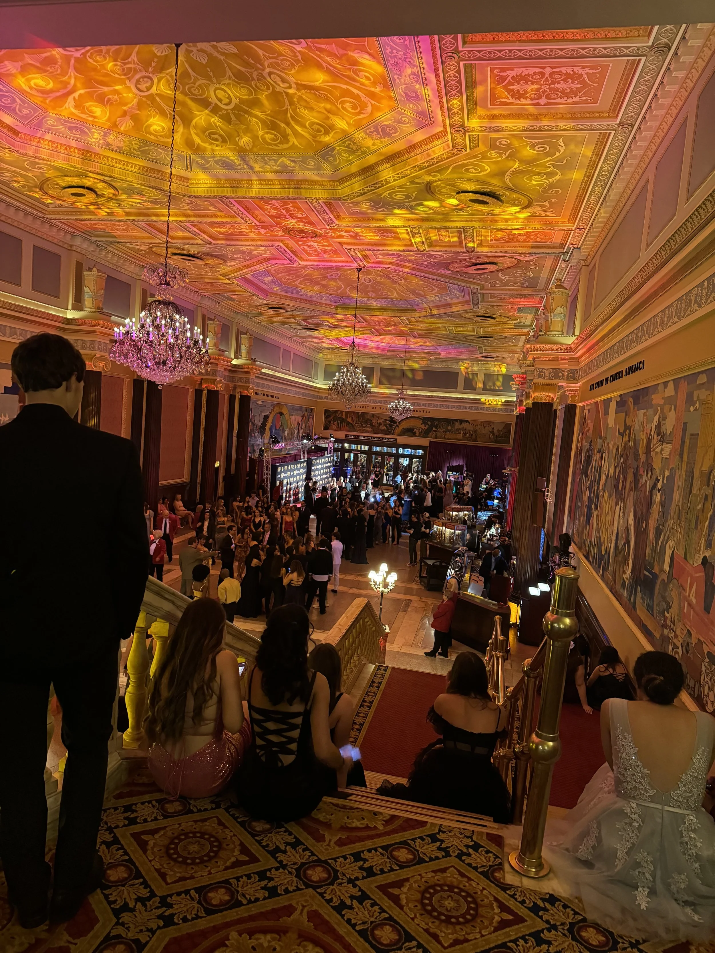 Another part was working on the Dazzle Awards. Pictured are young high school students nominated for different awards and/or representing their school in the Cleveland area.