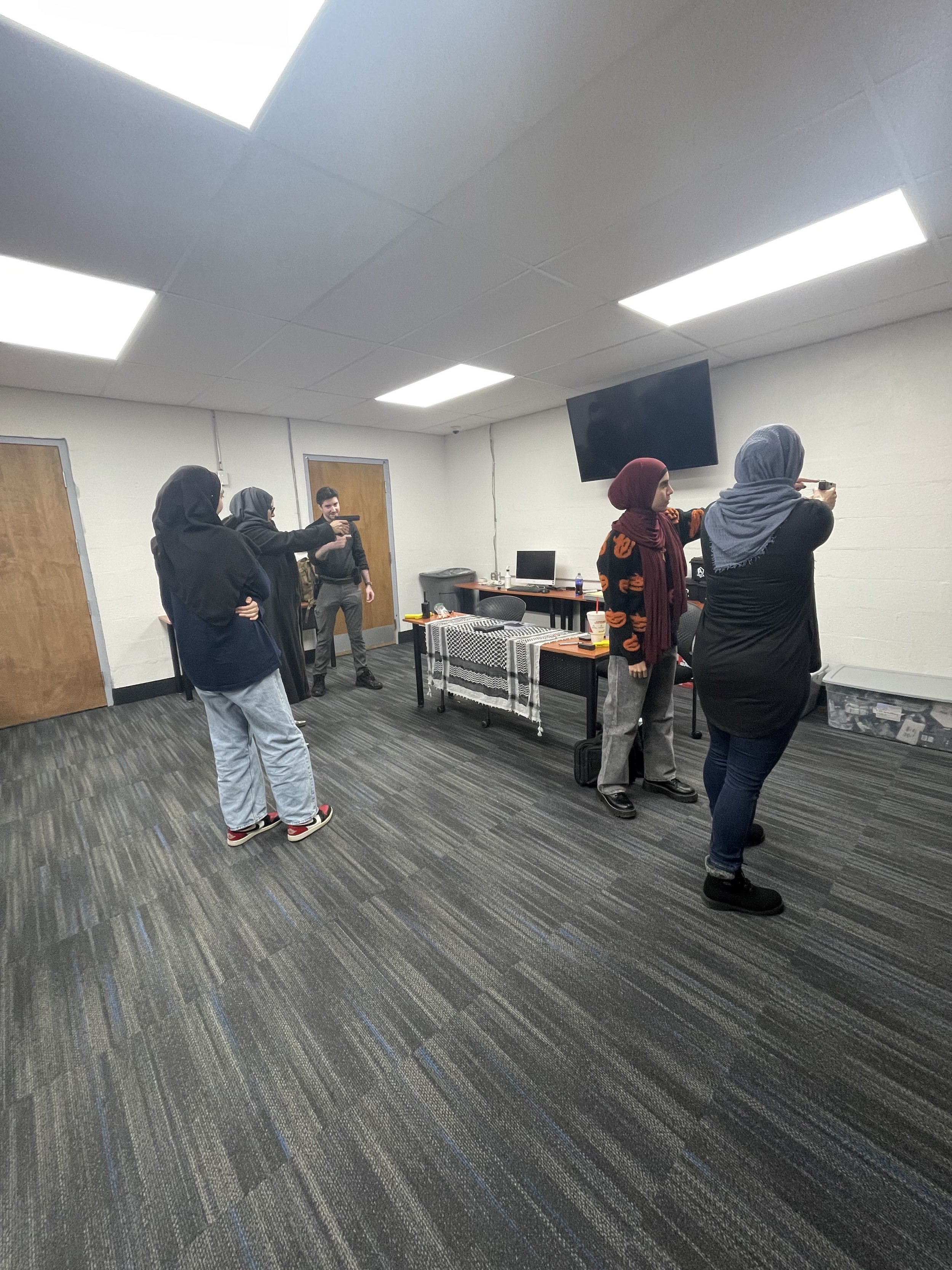 I started co-teaching a shooting class for Muslim women in the Cleveland area