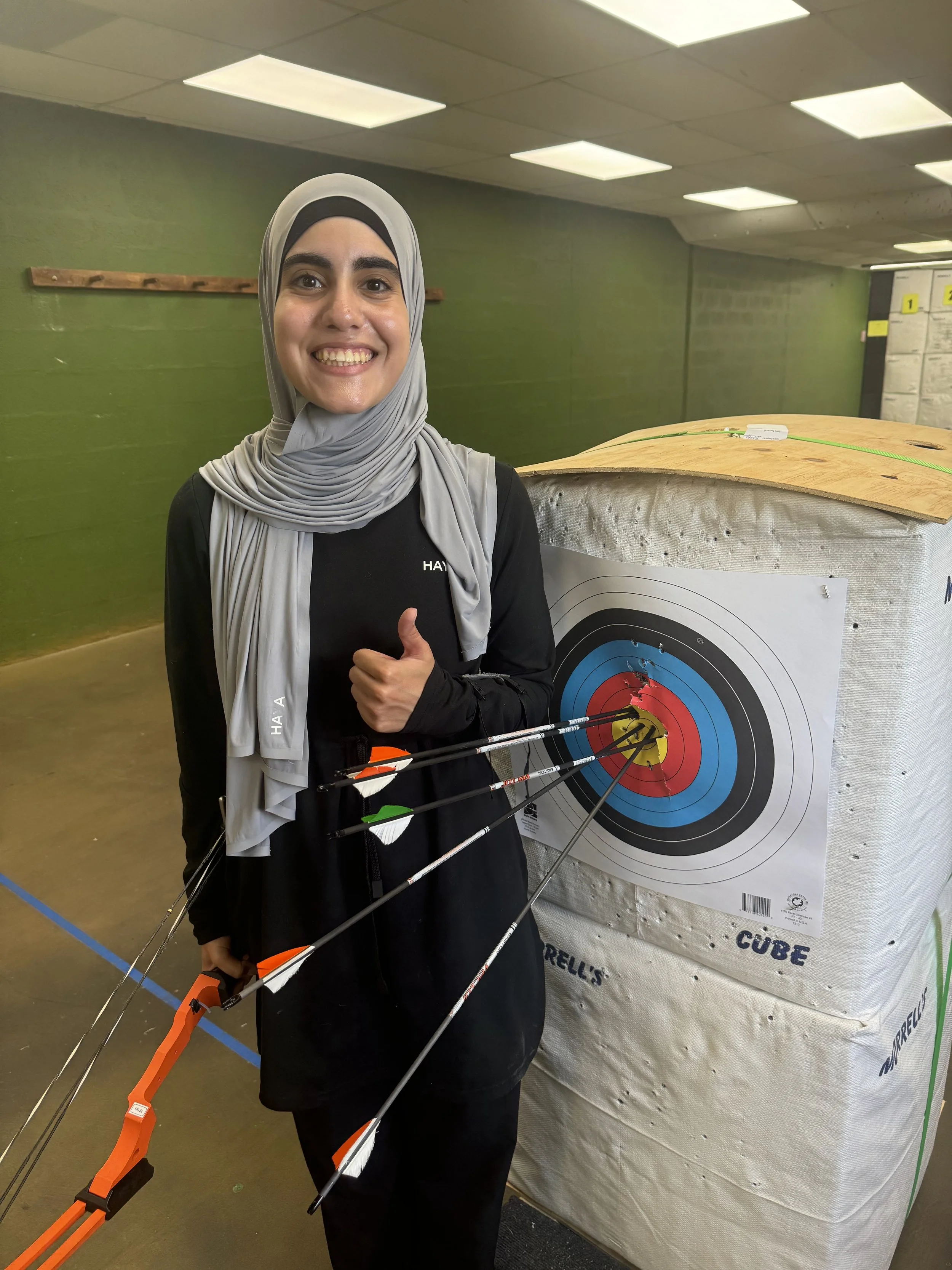 Very nerdy pic (I know), but along with shooting guns, I also have archery skills, too!