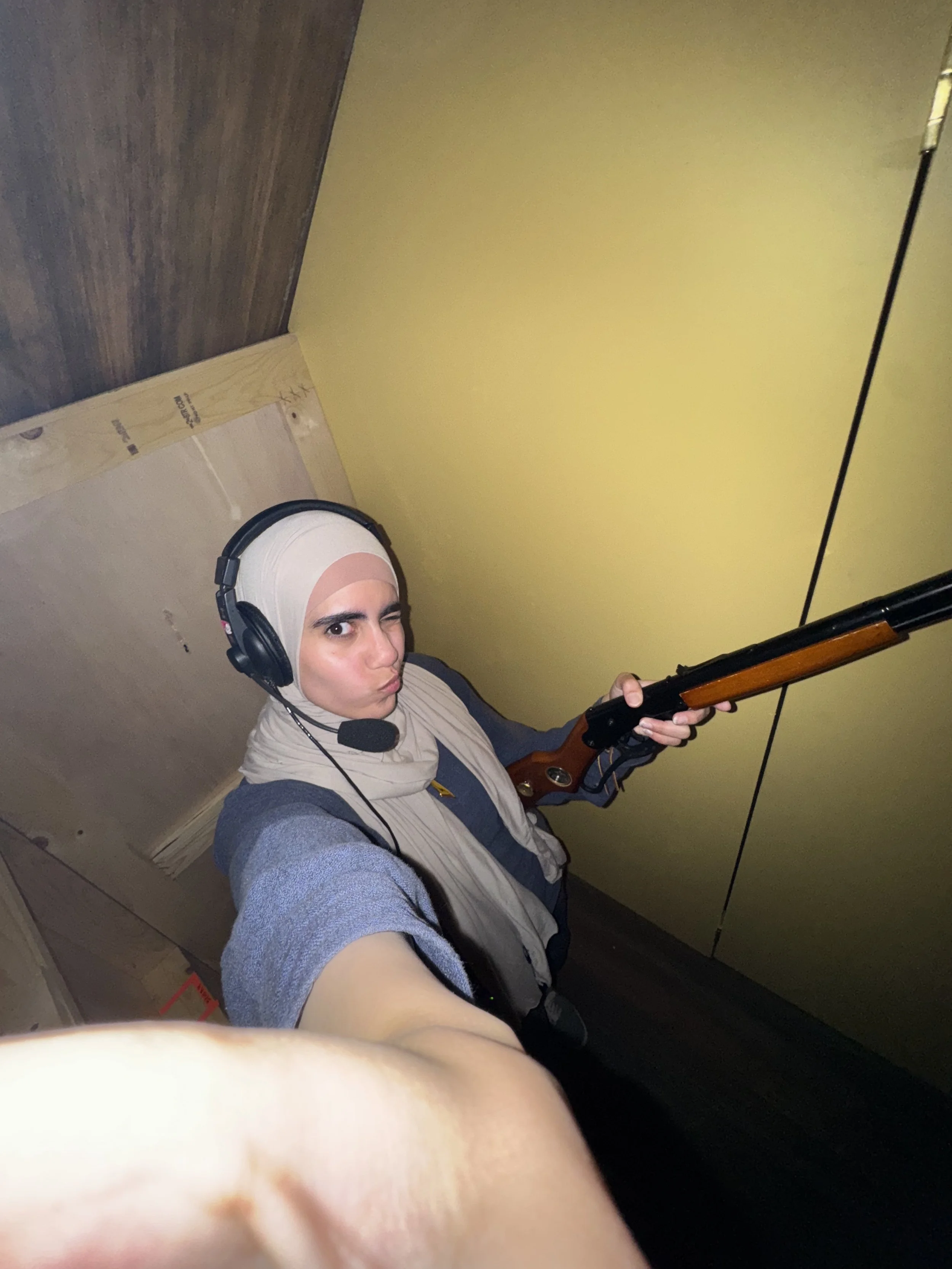 One shift of mine during "A Christmas Story" at Cleveland Play House was to hand off this gun to the young actor playing Ralphie, so I was allowed to have this I swear lol.