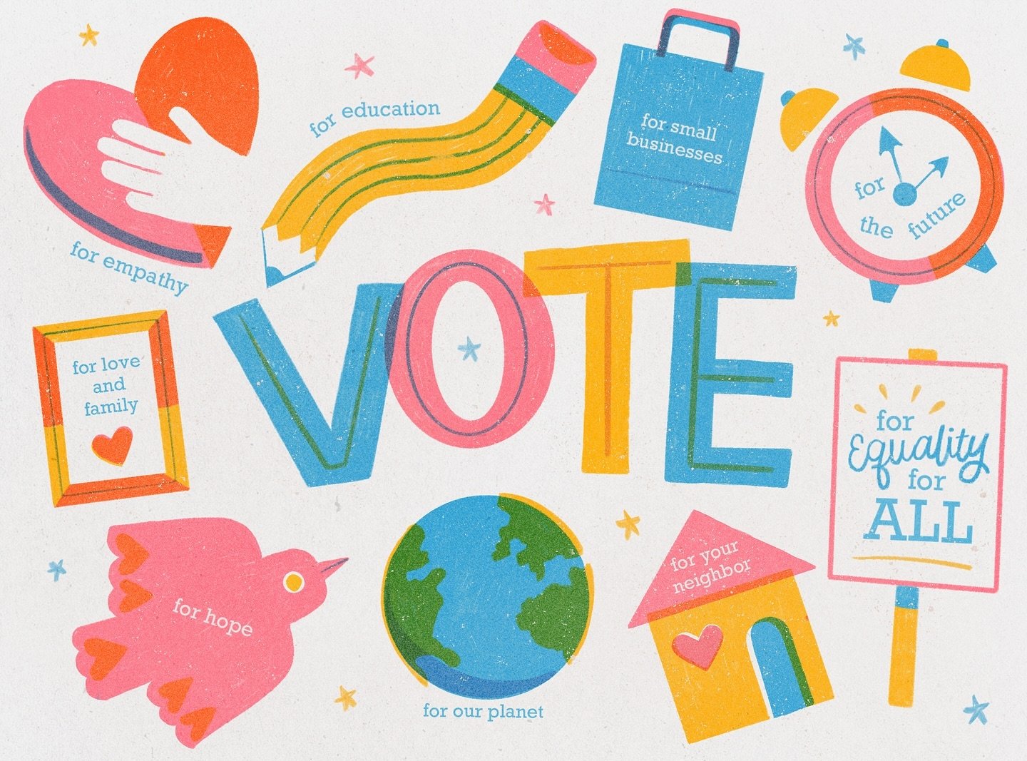 There&rsquo;s a lot to consider when you&rsquo;re placing your vote today. Here are the things on my mind going into this week and the things I held close to my heart as I voted a little over a week ago. 

Remember that loving your neighbor as yourse