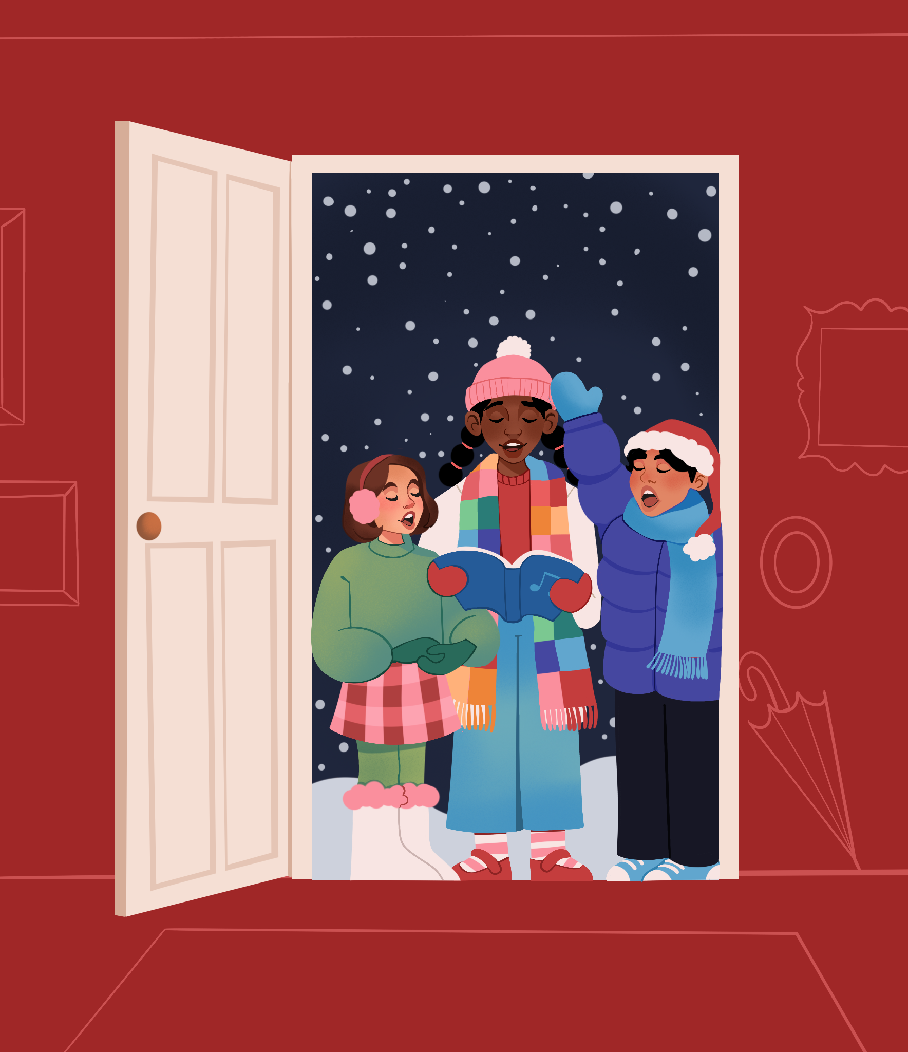 Here We Come a-Caroling