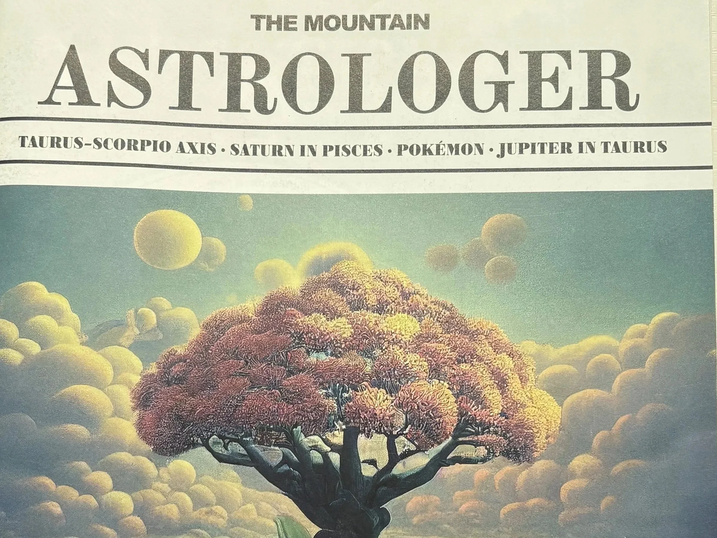 The Mountain Astrologer magazine cover in which astrologer Gina Piccalo's article  on the astrology of the African American experience.