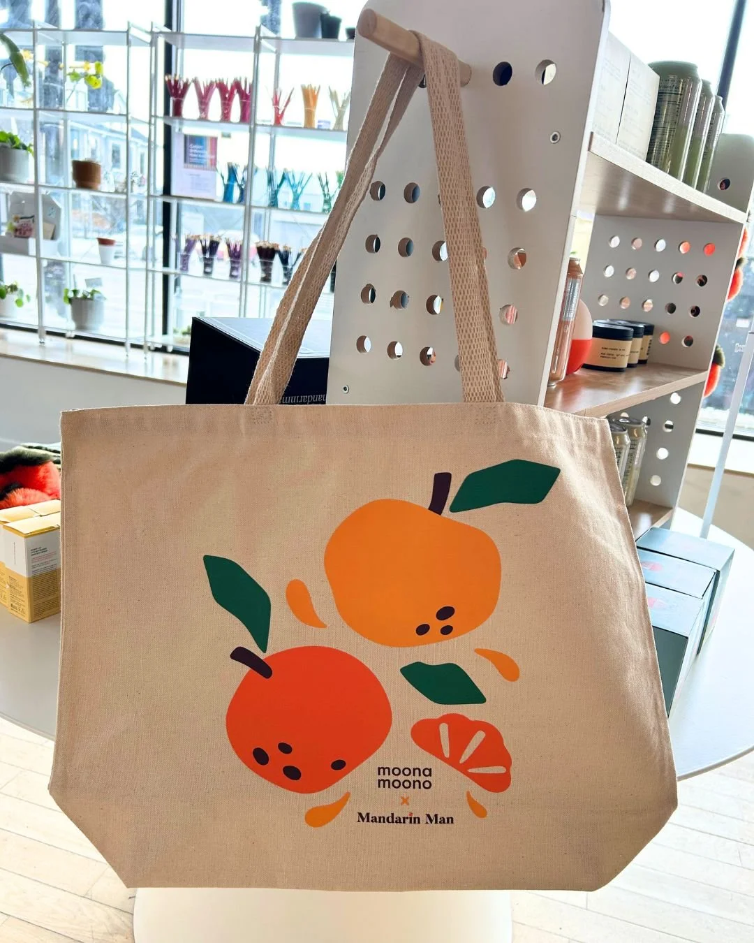 Moona Moono x Mandarin Man Kishu Market Tote