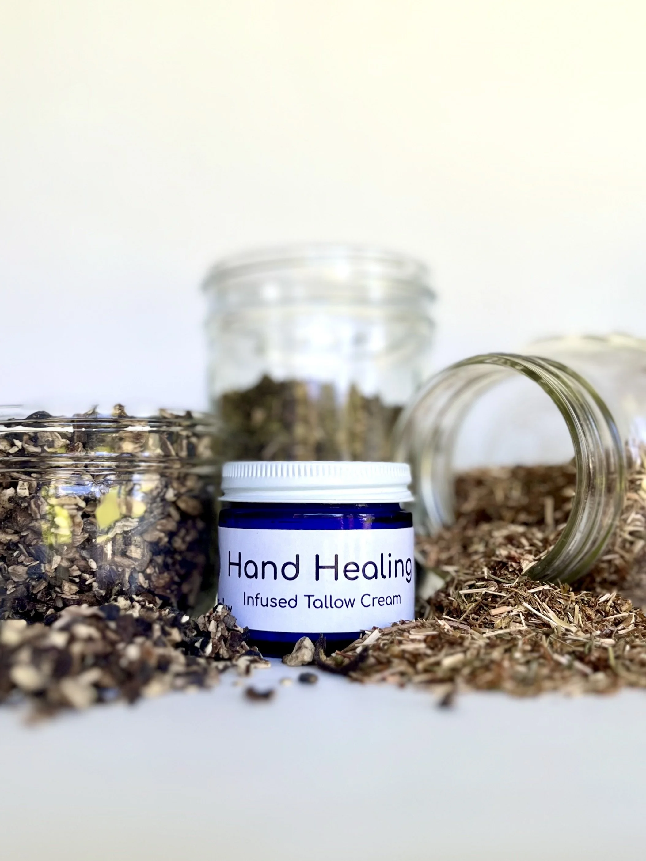 Tallow hand Healing - infused cream