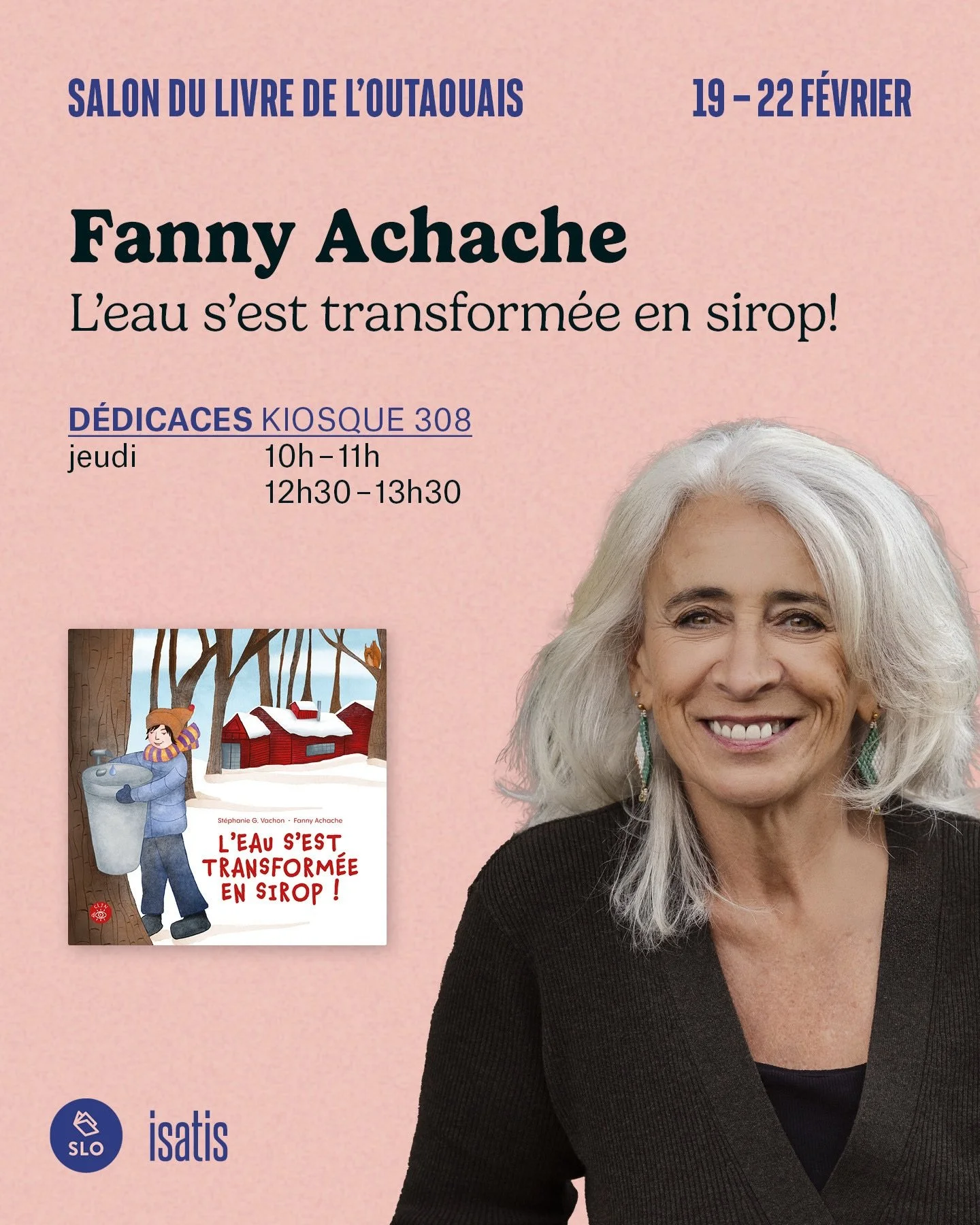 La saison des sucres se rapproche. On se retrouve pour une d&eacute;dicace au salon de l&rsquo;Outaouais le 19 f&eacute;vrier. J&rsquo;ai h&acirc;te de vous voir. 
-
-
-
#editionsisatis&nbsp;#siropderable #litteraturejeunesse&nbsp;&nbsp;#illustratric